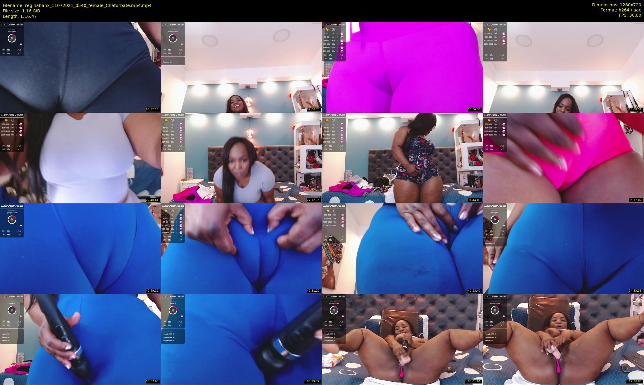 reginabanx — 77 minute Chaturbate female cam show recording, 720p, Jul 11, 2021