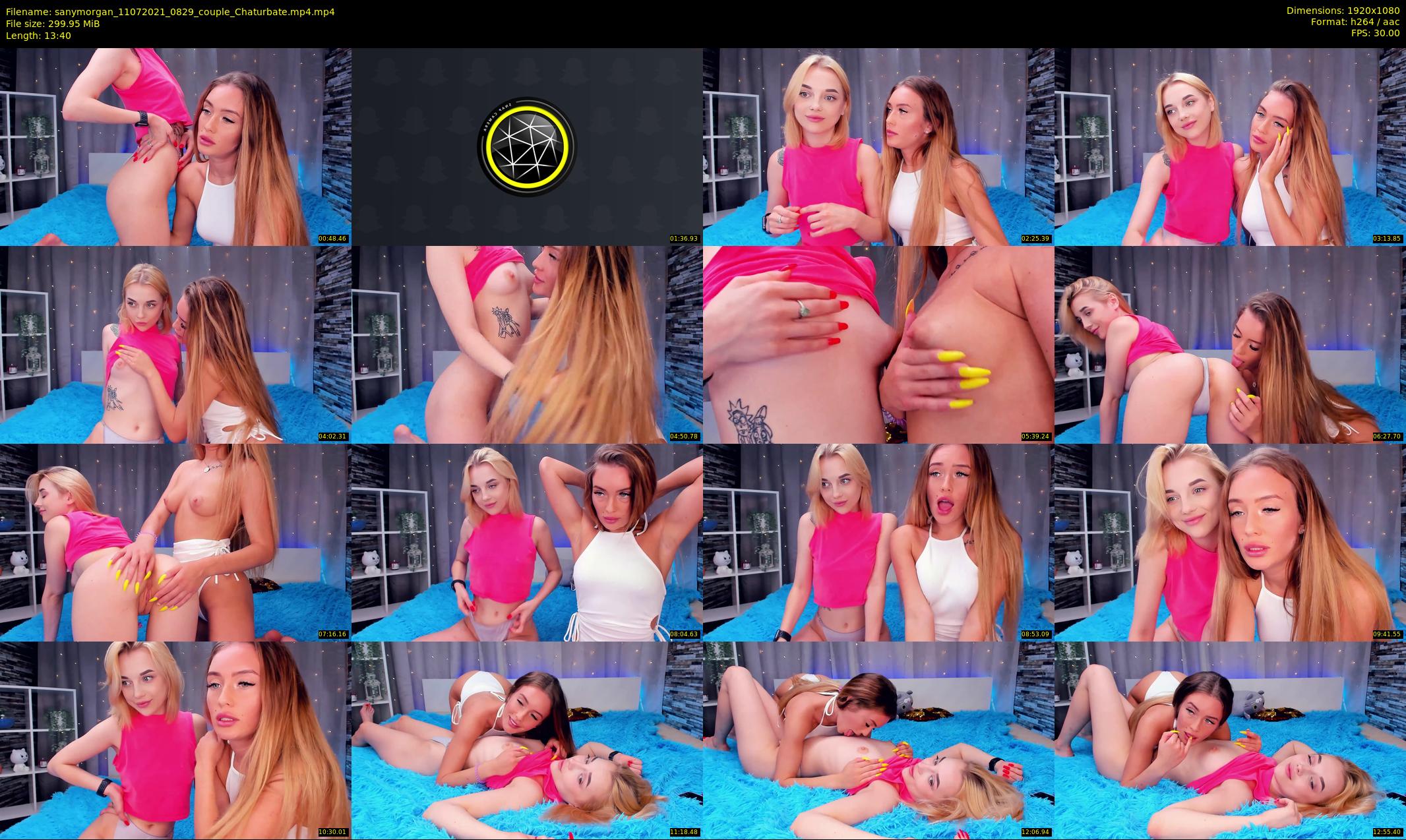 sanymorgan — 14 minute Chaturbate couple cam show recording, 1080p, Jul 11, 2021