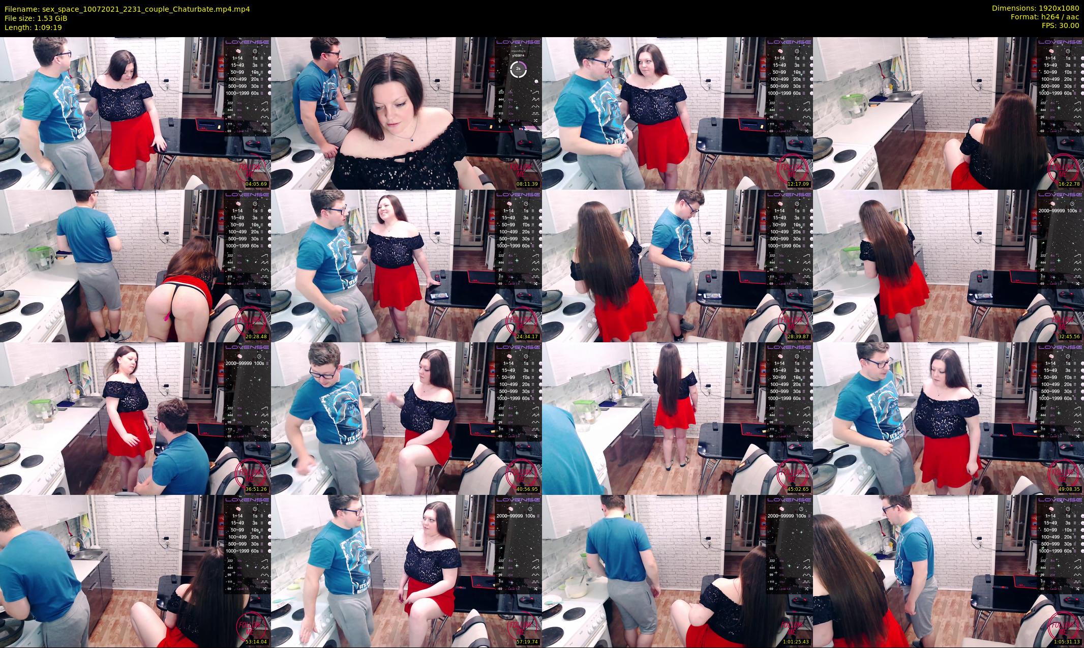 sex_space — 70 minute Chaturbate couple cam show recording, 1080p, Jul 10, 2021