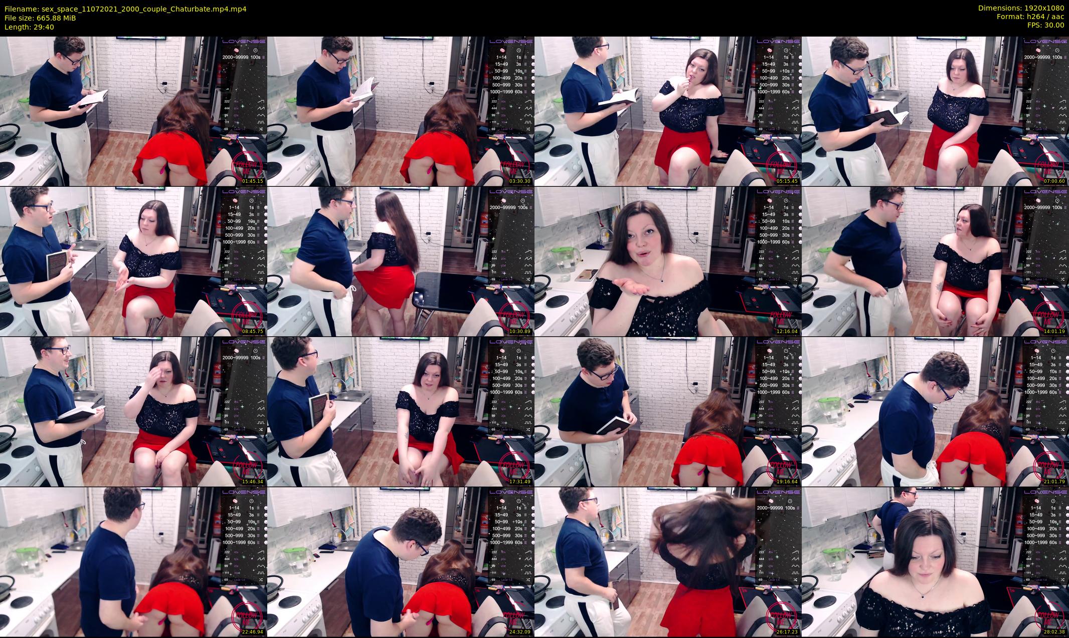 sex_space — 30 minute Chaturbate couple cam show recording, 1080p, Jul 11, 2021