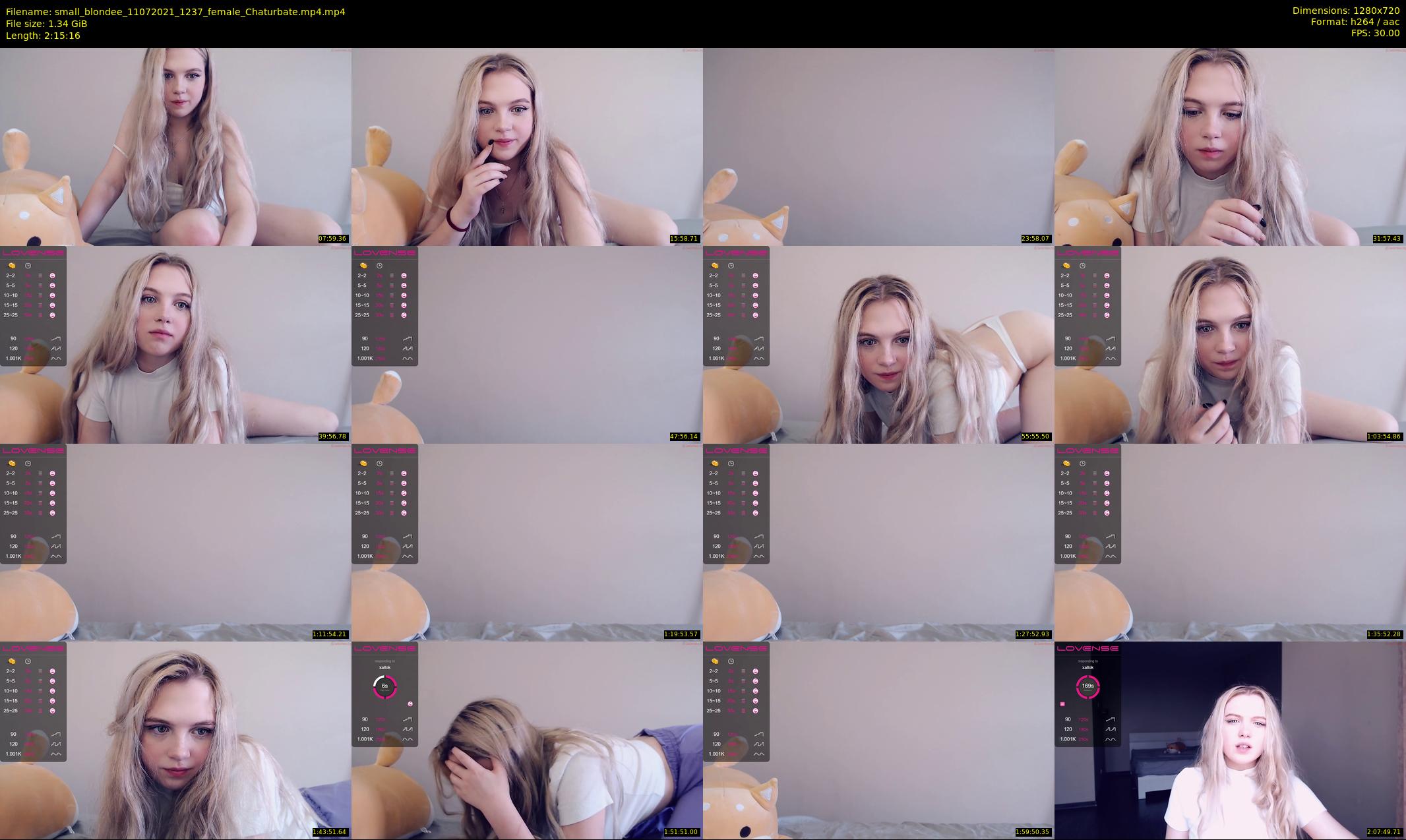 small_blondee — 136 minute Chaturbate female cam show recording, 720p, Jul 11, 2021