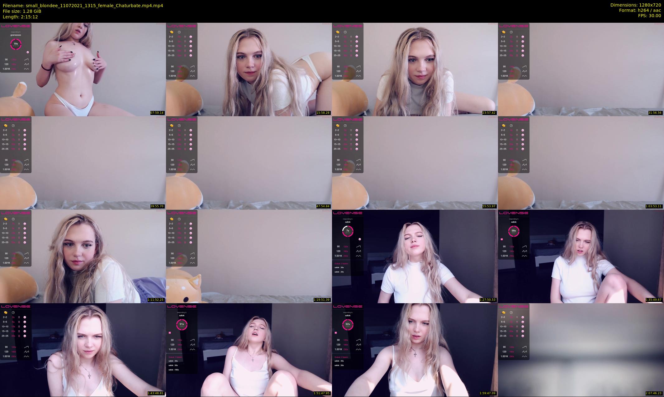 small_blondee — 136 minute Chaturbate female cam show recording, 720p, Jul 11, 2021