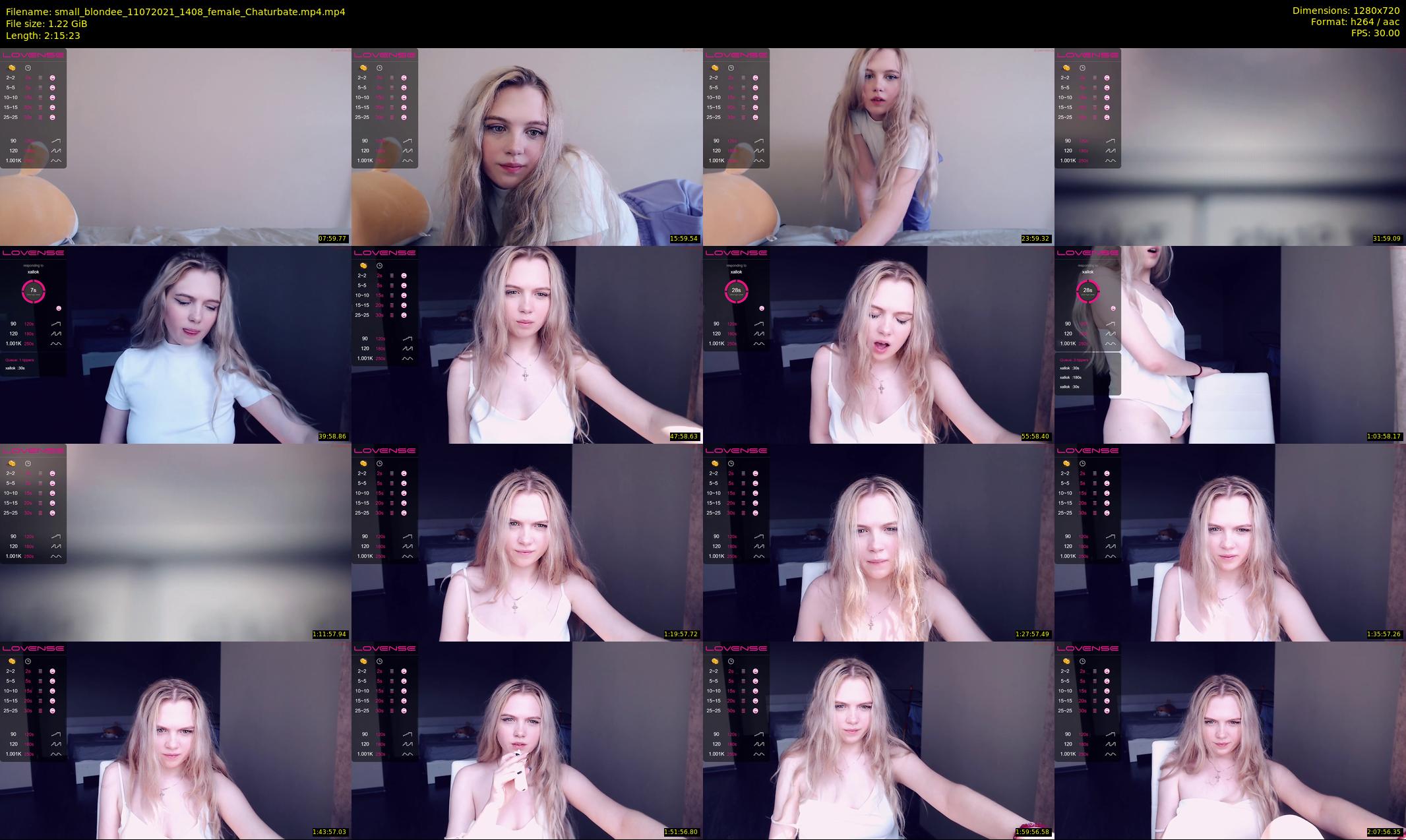 small_blondee — 136 minute Chaturbate female cam show recording, 720p, Jul 11, 2021
