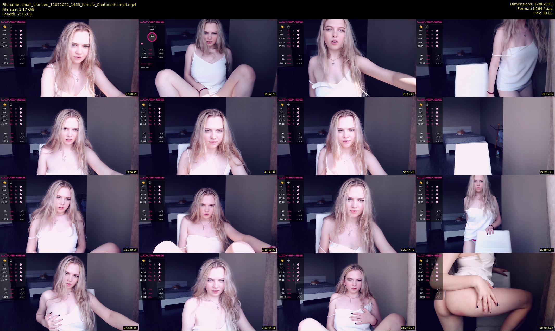small_blondee — 136 minute Chaturbate female cam show recording, 720p, Jul 11, 2021