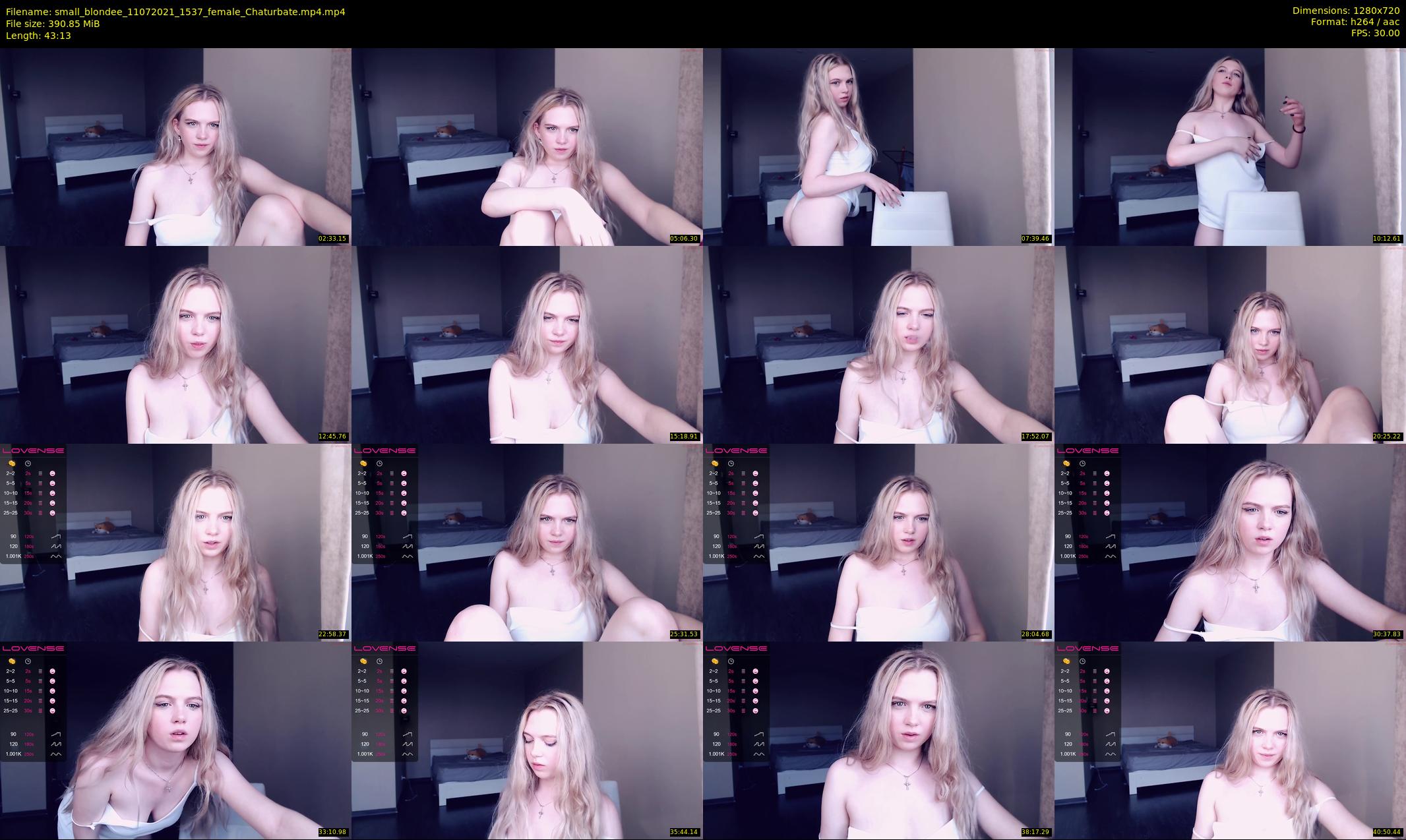 small_blondee — 44 minute Chaturbate female cam show recording, 720p, Jul 11, 2021