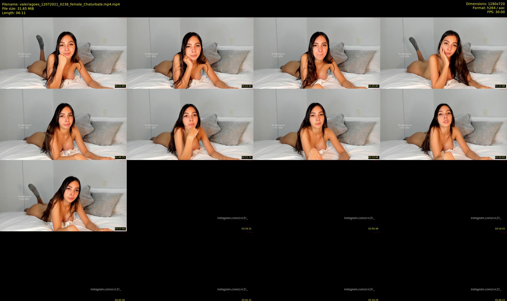 valeriagoes — 7 minute Chaturbate female cam show recording, 720p, Jul 12, 2021