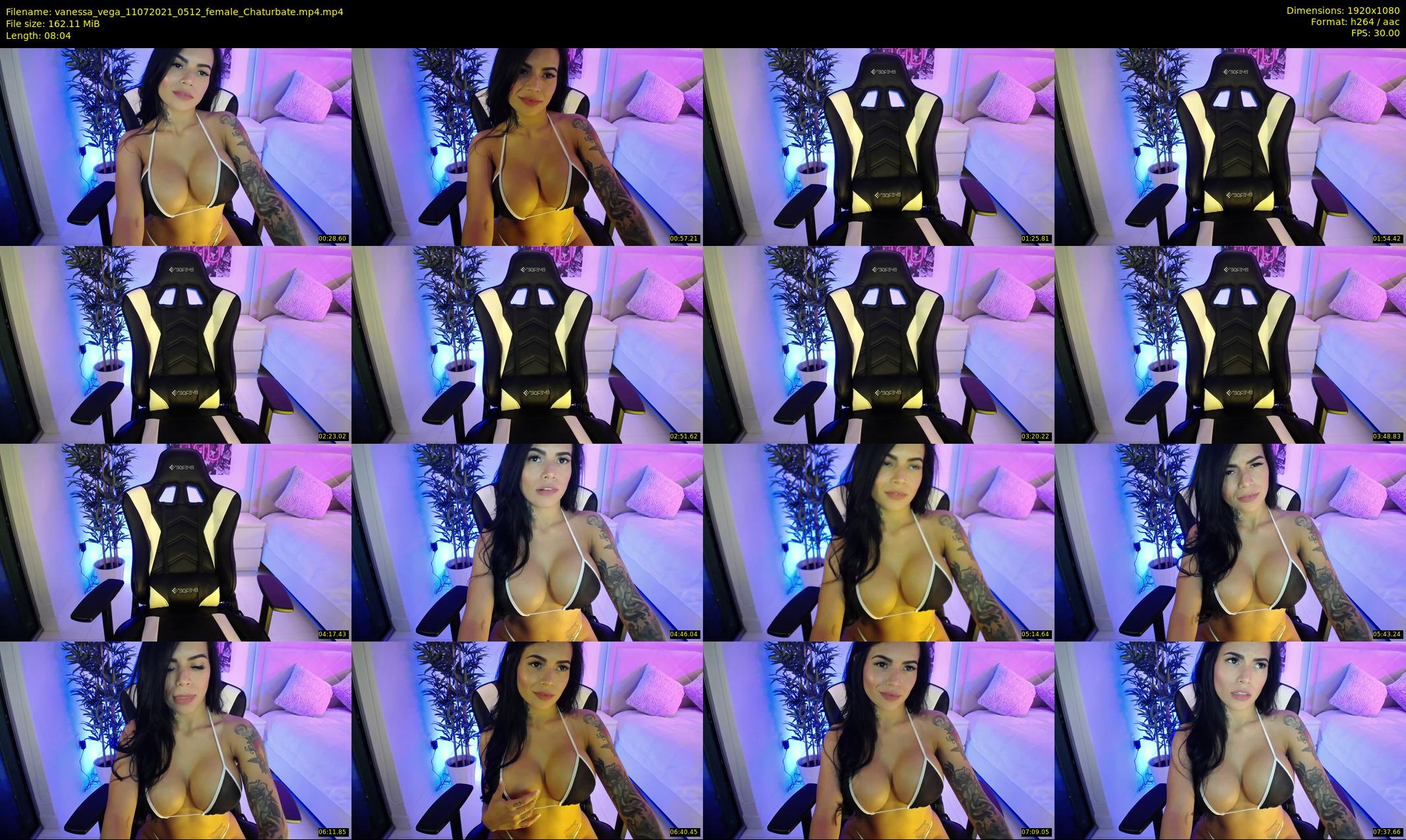 vanessa_vega — 9 minute Chaturbate female cam show recording, 1080p, Jul 11, 2021
