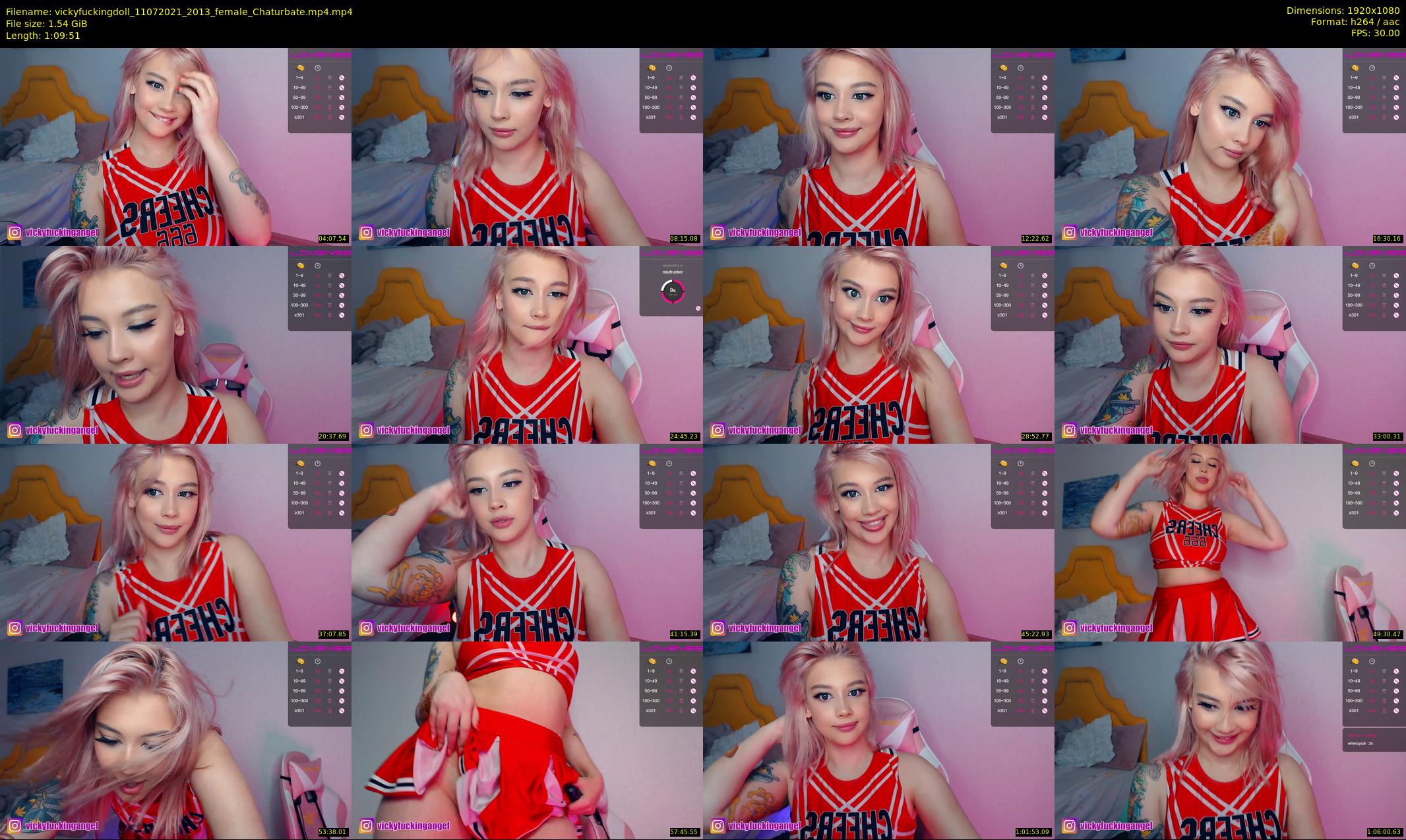 vickyfuckingdoll — 70 minute Chaturbate female cam show recording, 1080p, Jul 11, 2021