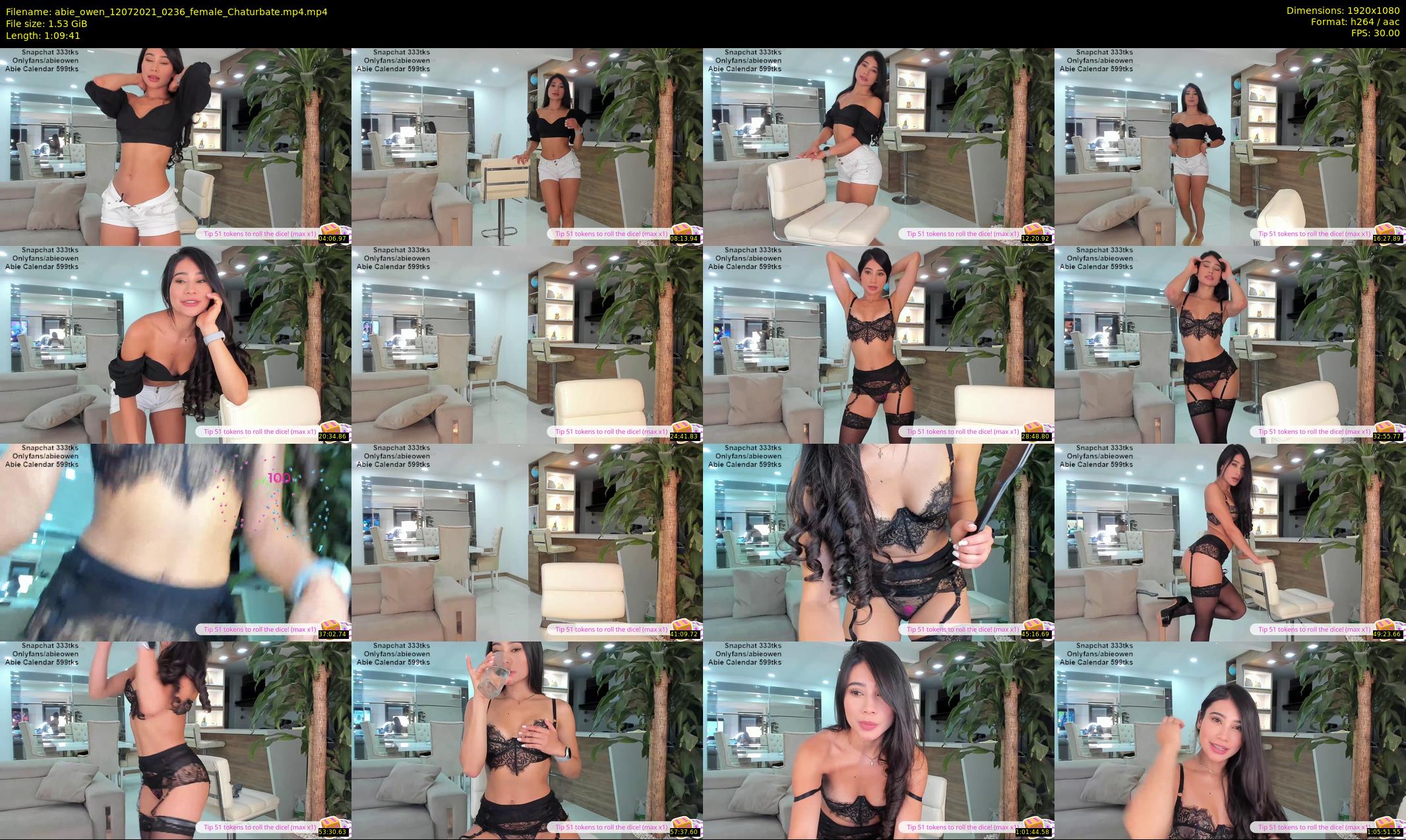 abie_owen — 70 minute Chaturbate female cam show recording, 1080p, Jul 12, 2021