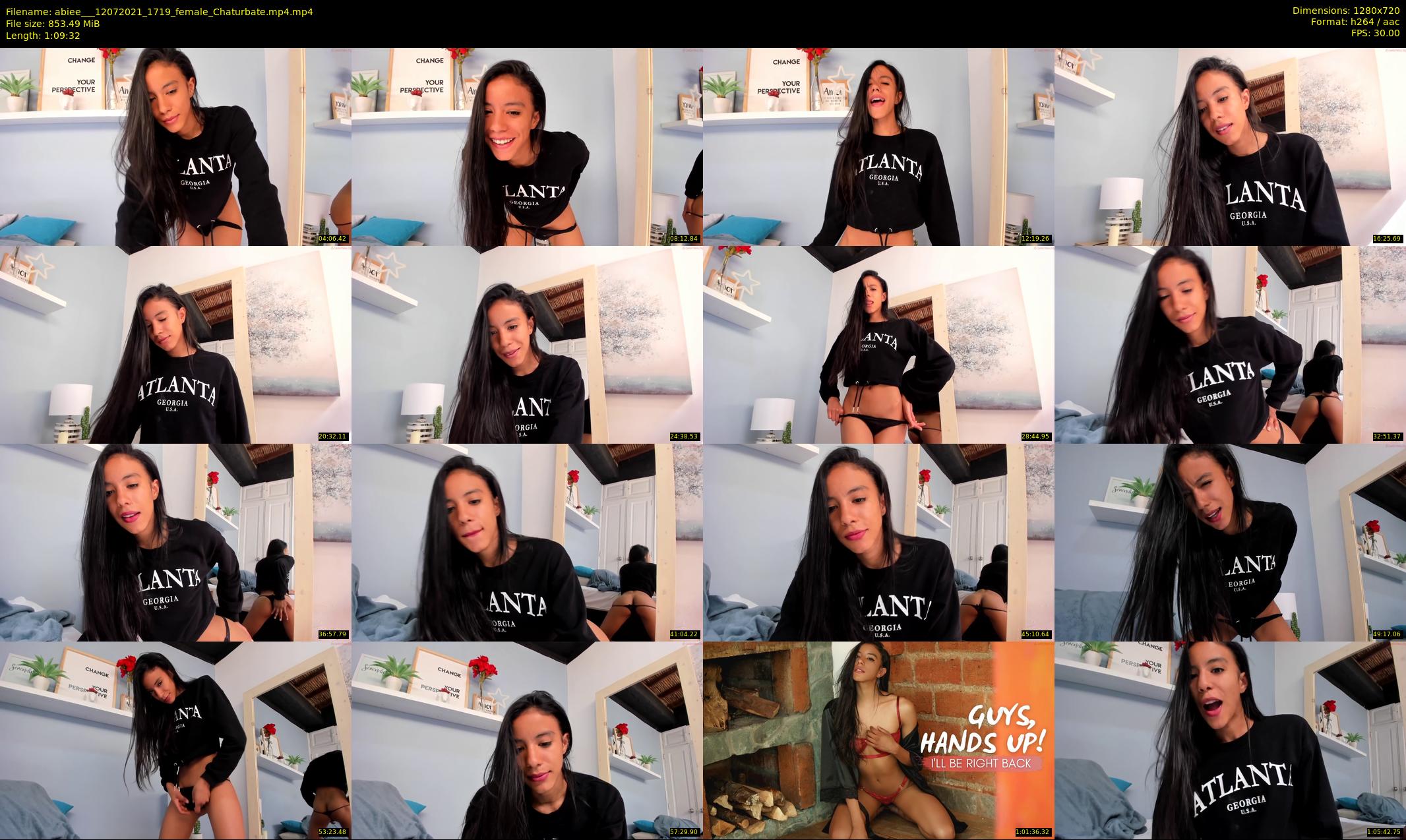 abiee__ — 70 minute Chaturbate female cam show recording, 720p, Jul 12, 2021