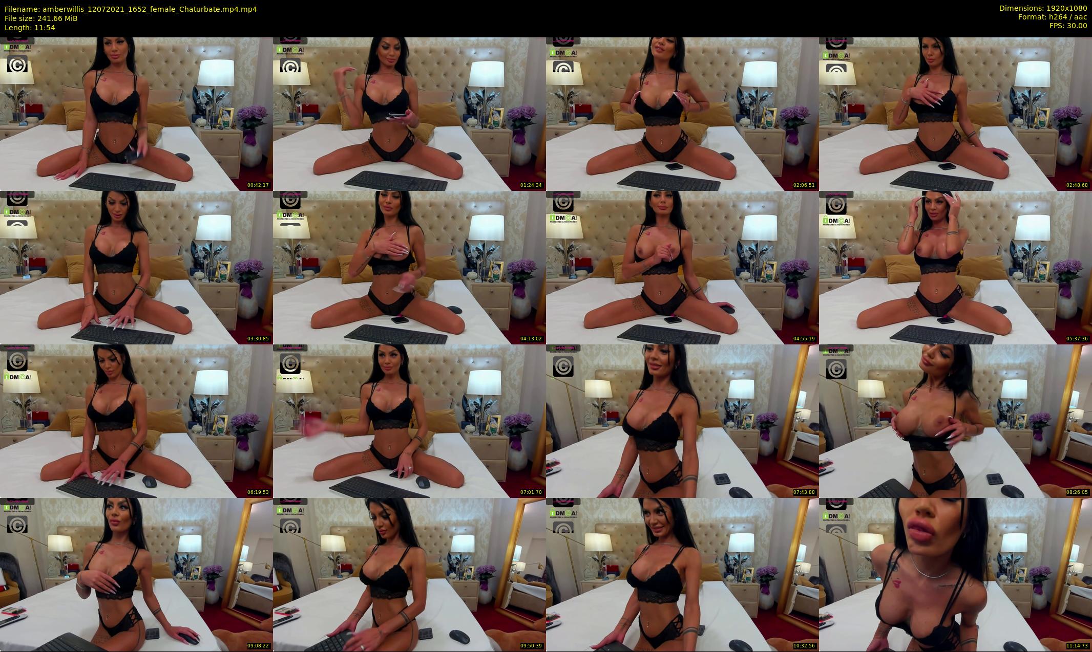 amberwillis — 12 minute Chaturbate female cam show recording, 1080p, Jul 12, 2021