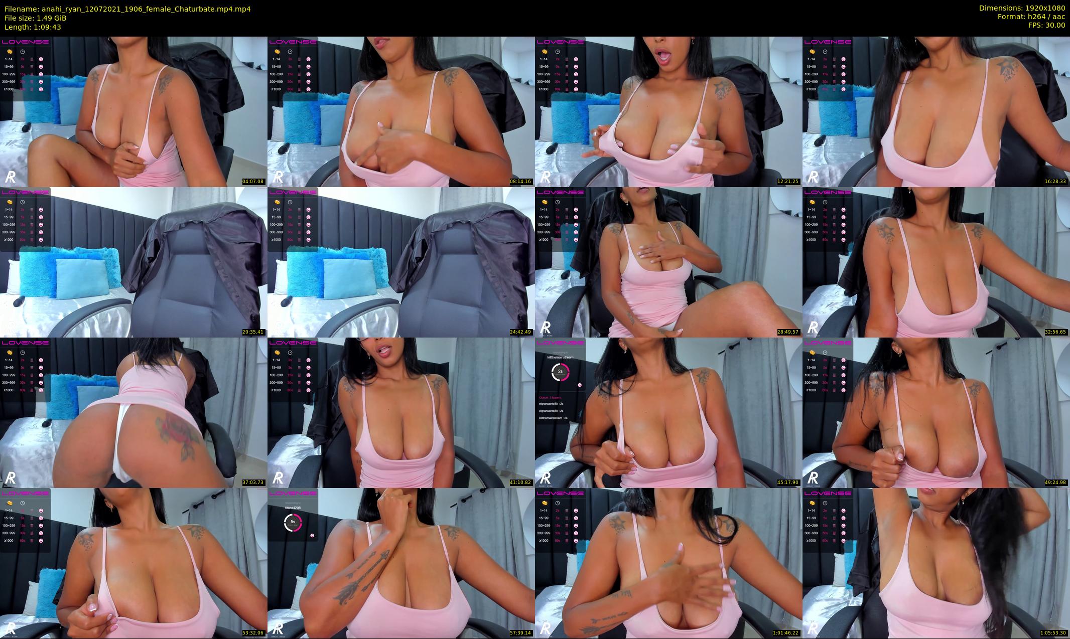 anahi_ryan — 70 minute Chaturbate female cam show recording, 1080p, Jul 12, 2021