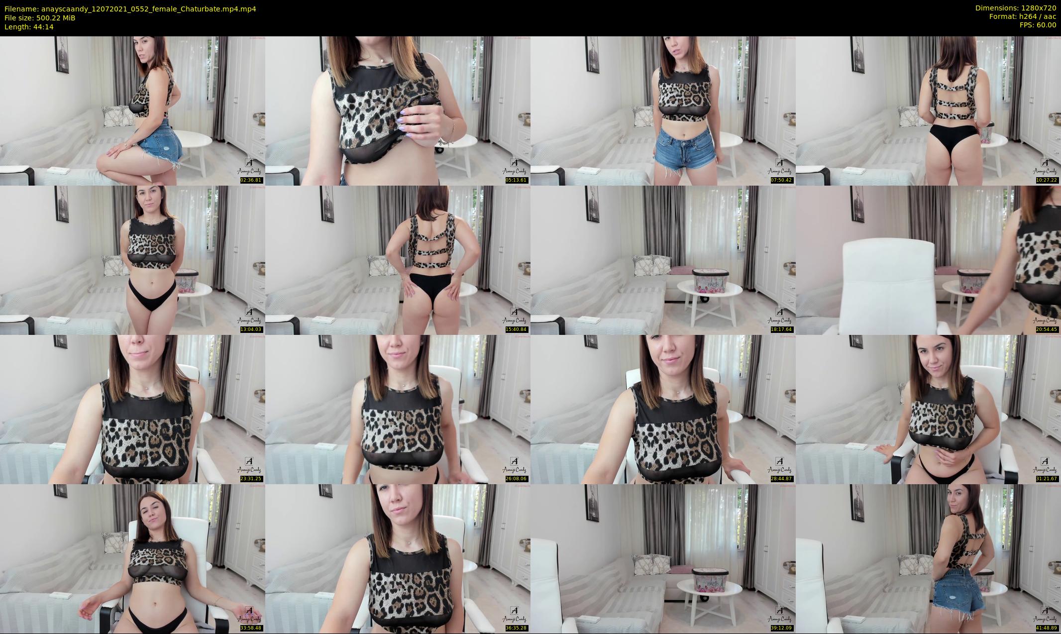 anayscaandy — 45 minute Chaturbate female cam show recording, 720p, Jul 12, 2021