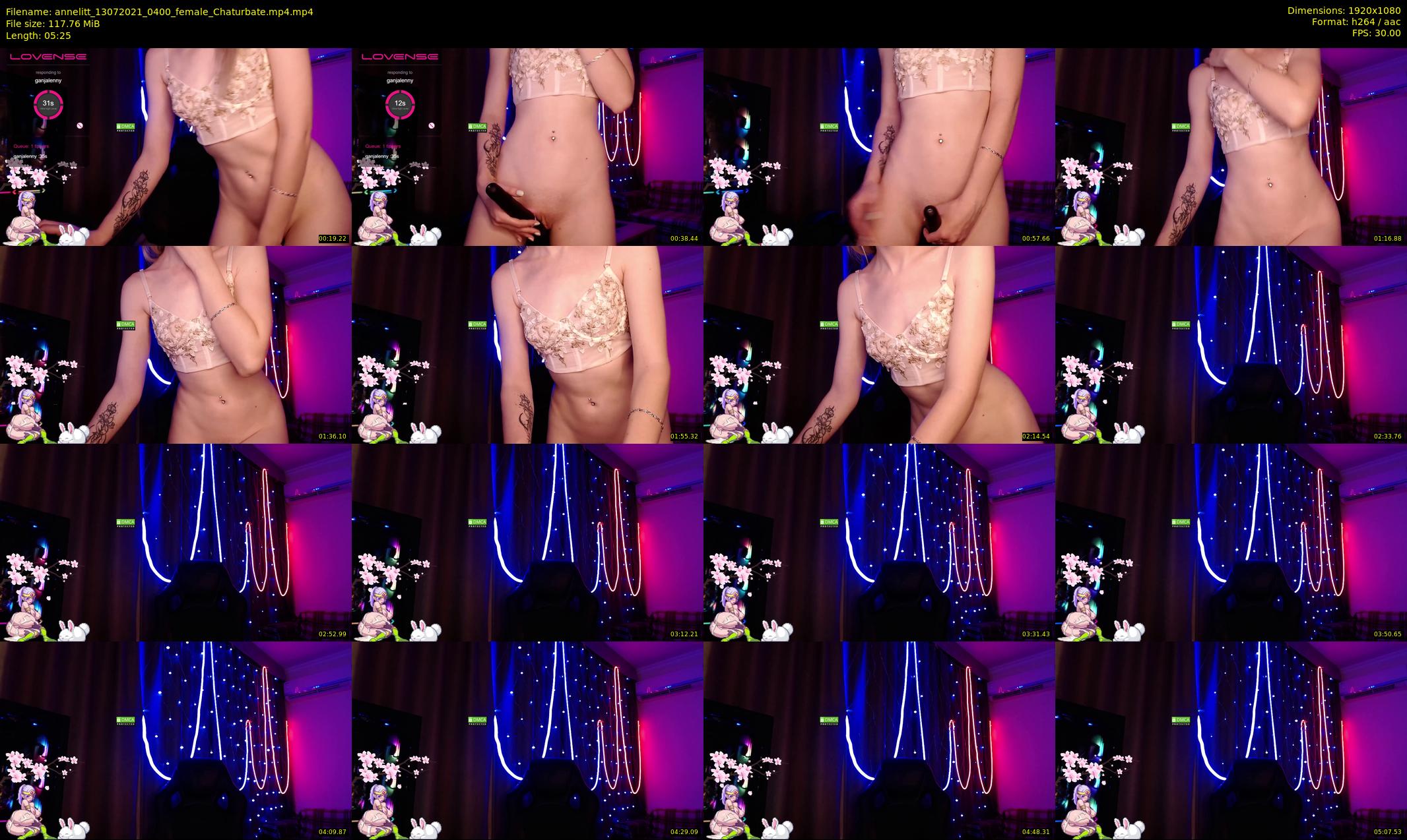 annelitt — 6 minute Chaturbate female cam show recording, 1080p, Jul 13, 2021