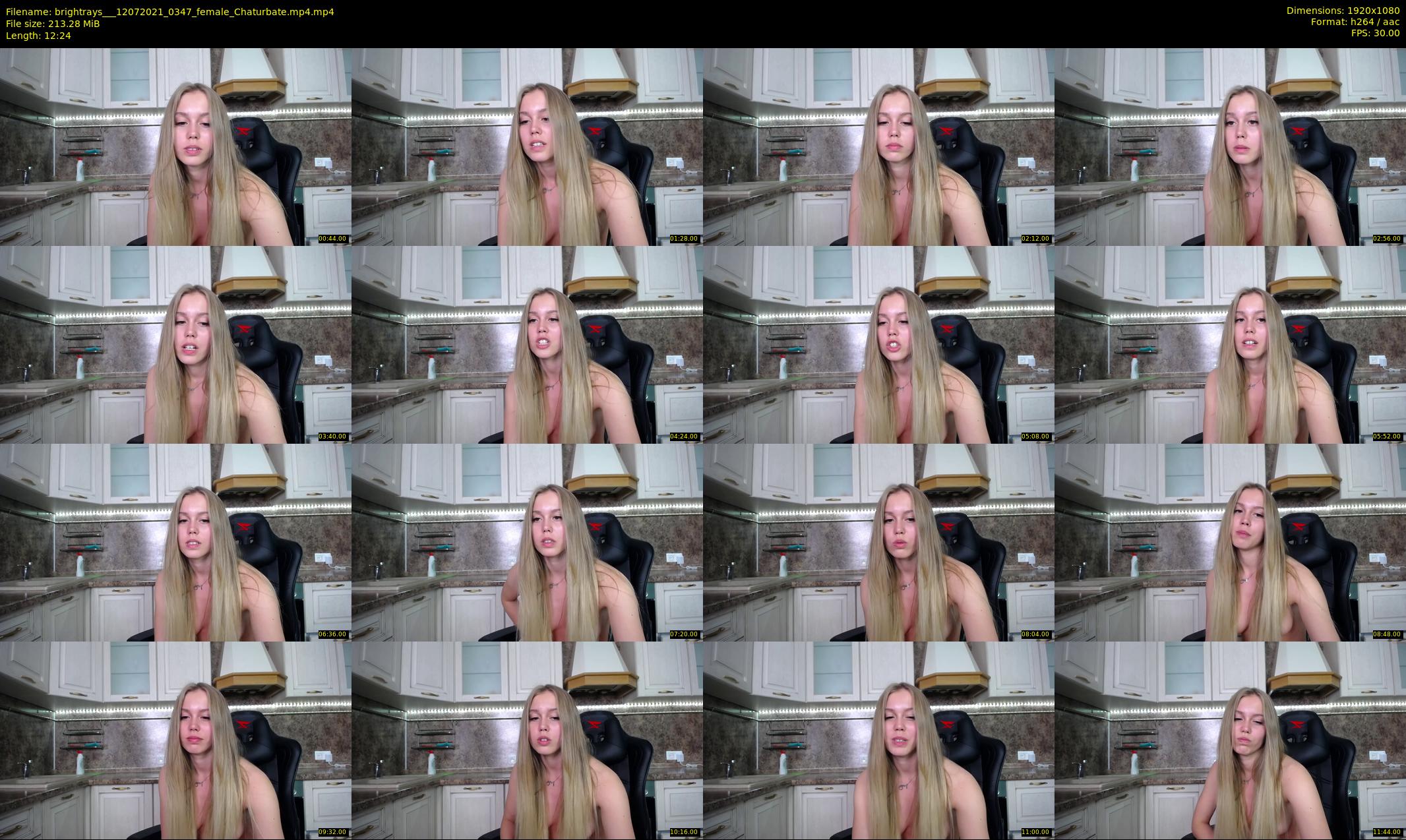 brightrays__ — 13 minute Chaturbate female cam show recording, 1080p, Jul 12, 2021