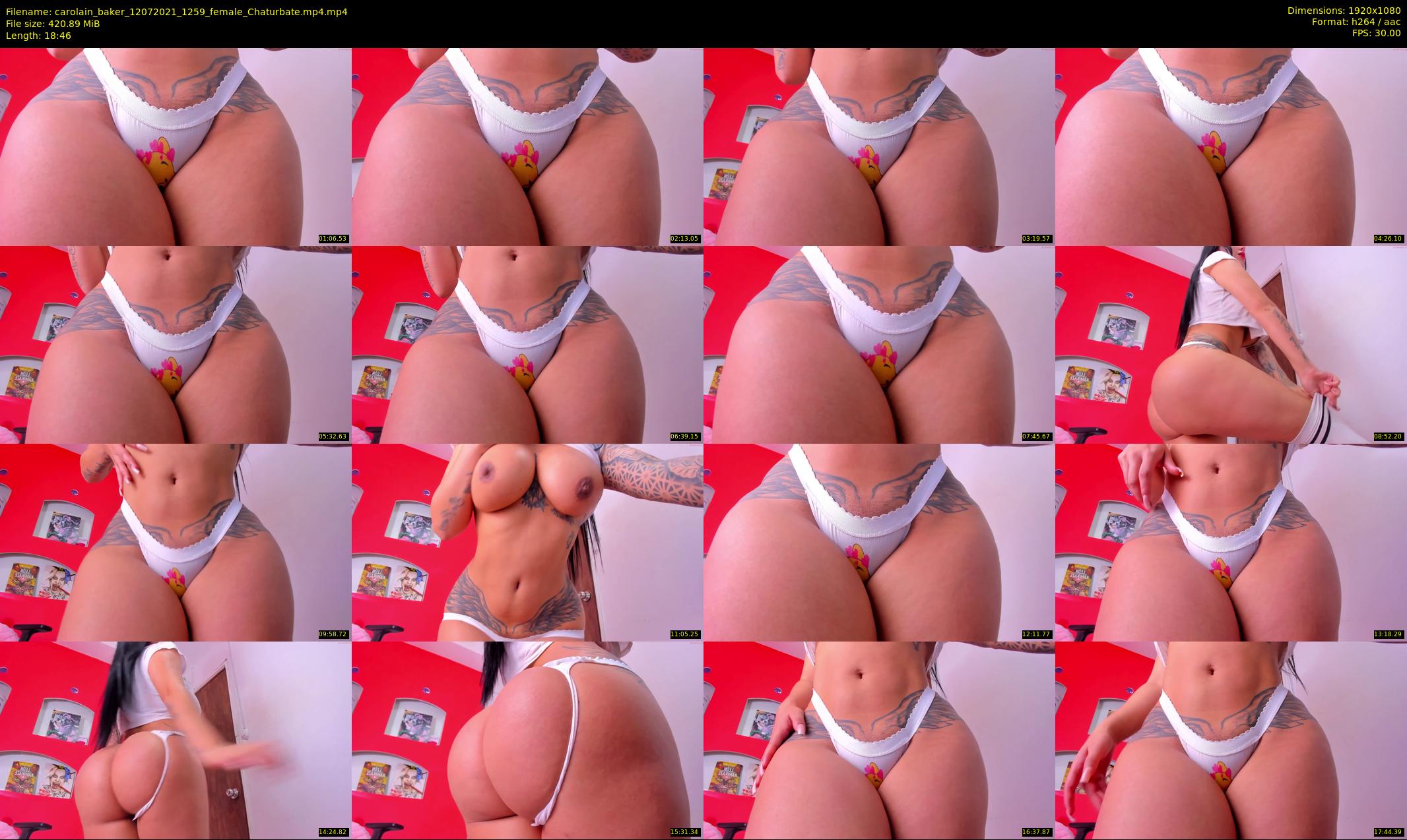 carolain_baker — 19 minute Chaturbate female cam show recording, 1080p, Jul 12, 2021