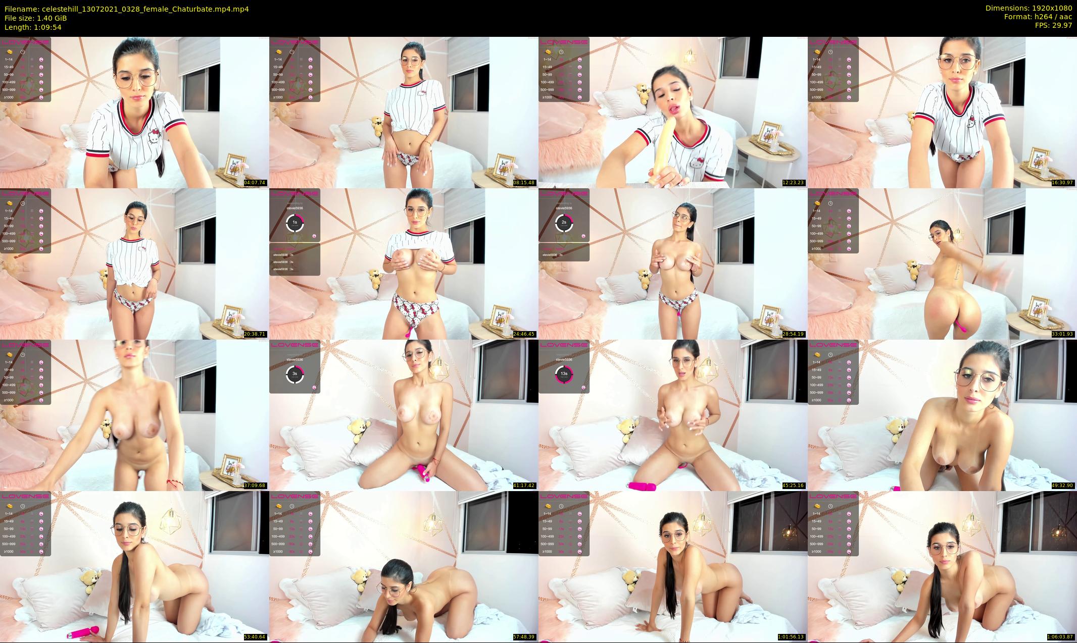 celestehill — 70 minute Chaturbate female cam show recording, 1080p, Jul 13, 2021