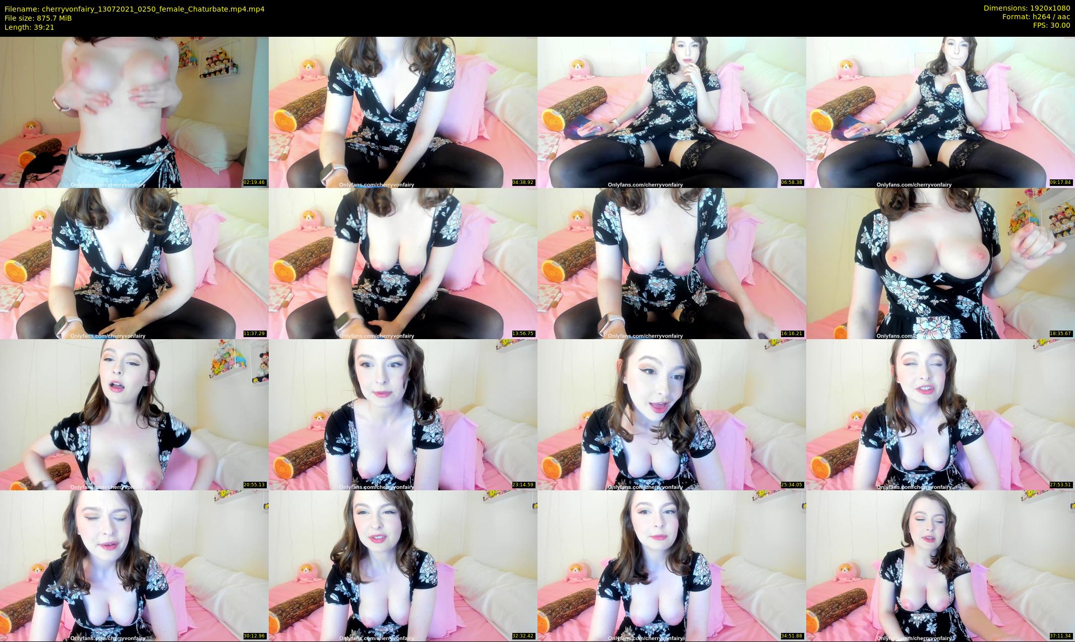 cherryvonfairy — 40 minute Chaturbate female cam show recording, 1080p, Jul 13, 2021