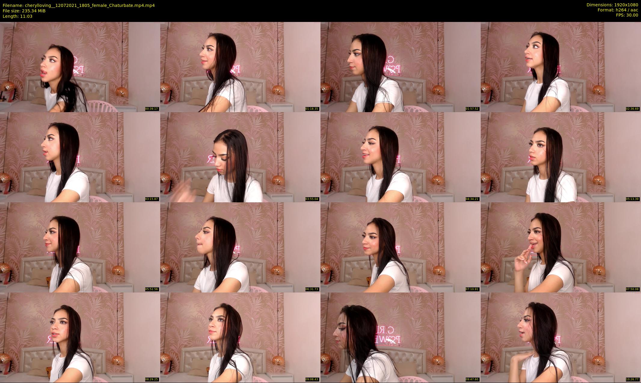cherylloving_ — 12 minute Chaturbate female cam show recording, 1080p, Jul 12, 2021