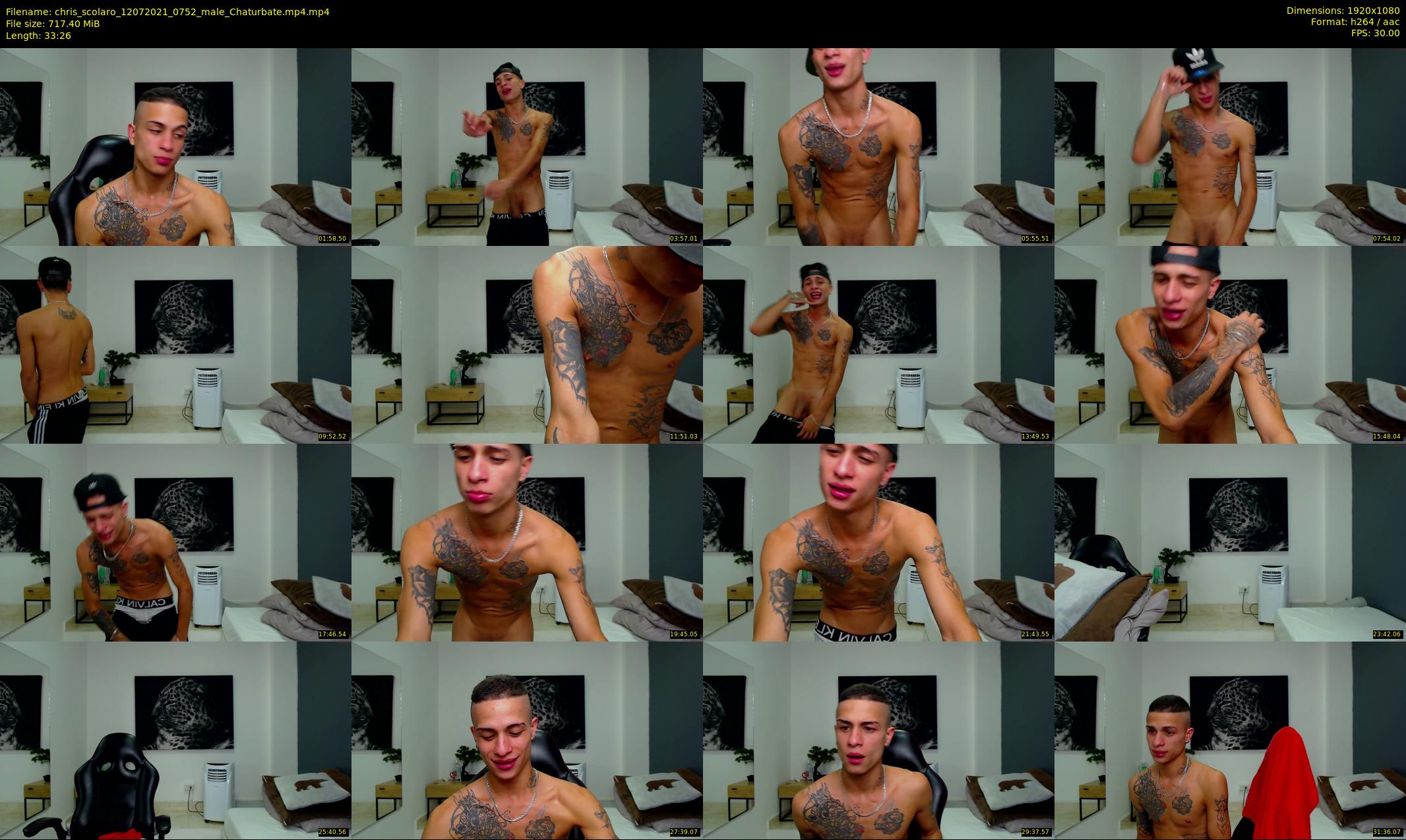 chris_scolaro — 34 minute Chaturbate male cam show recording, 1080p, Jul 12, 2021