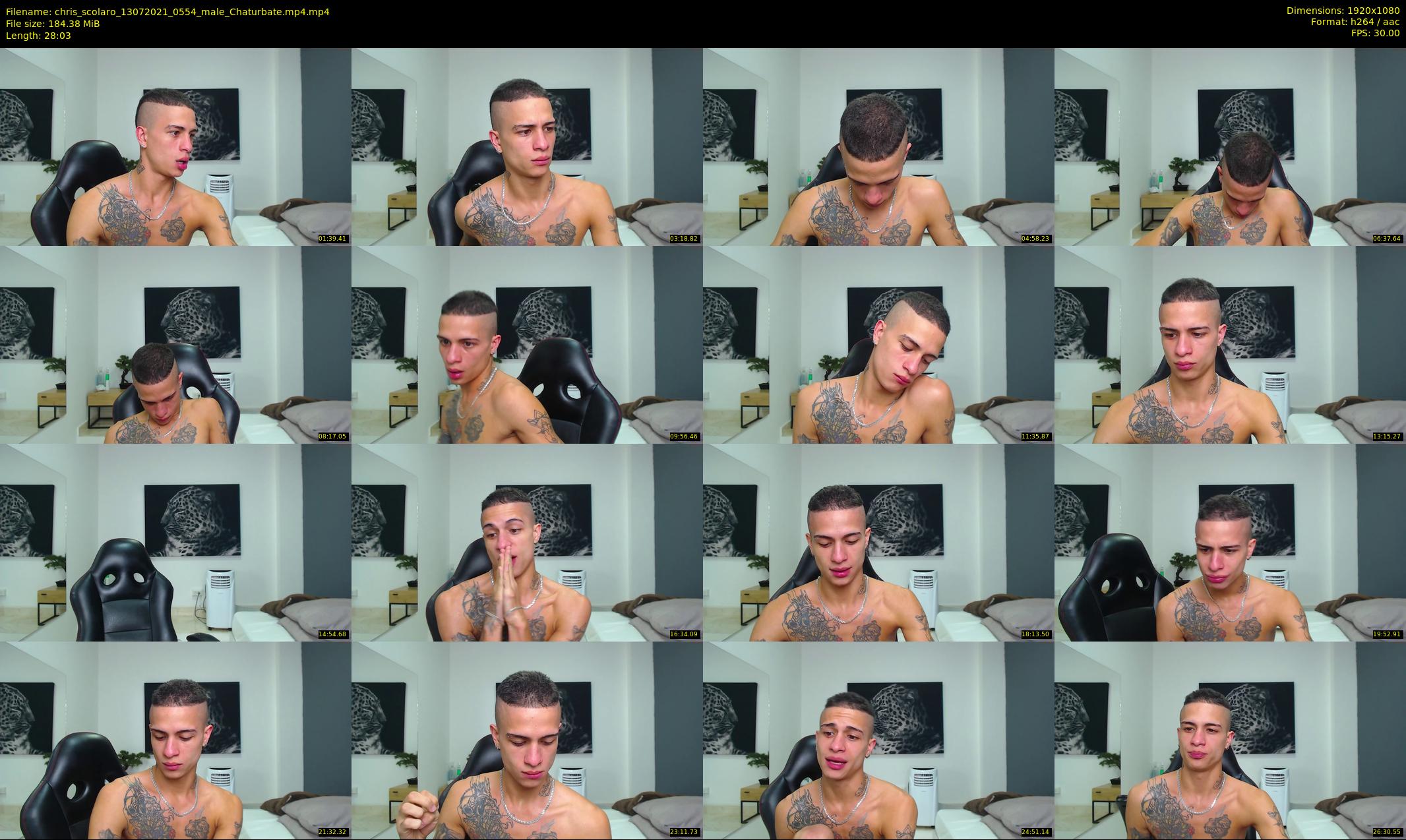 chris_scolaro — 29 minute Chaturbate male cam show recording, 1080p, Jul 13, 2021