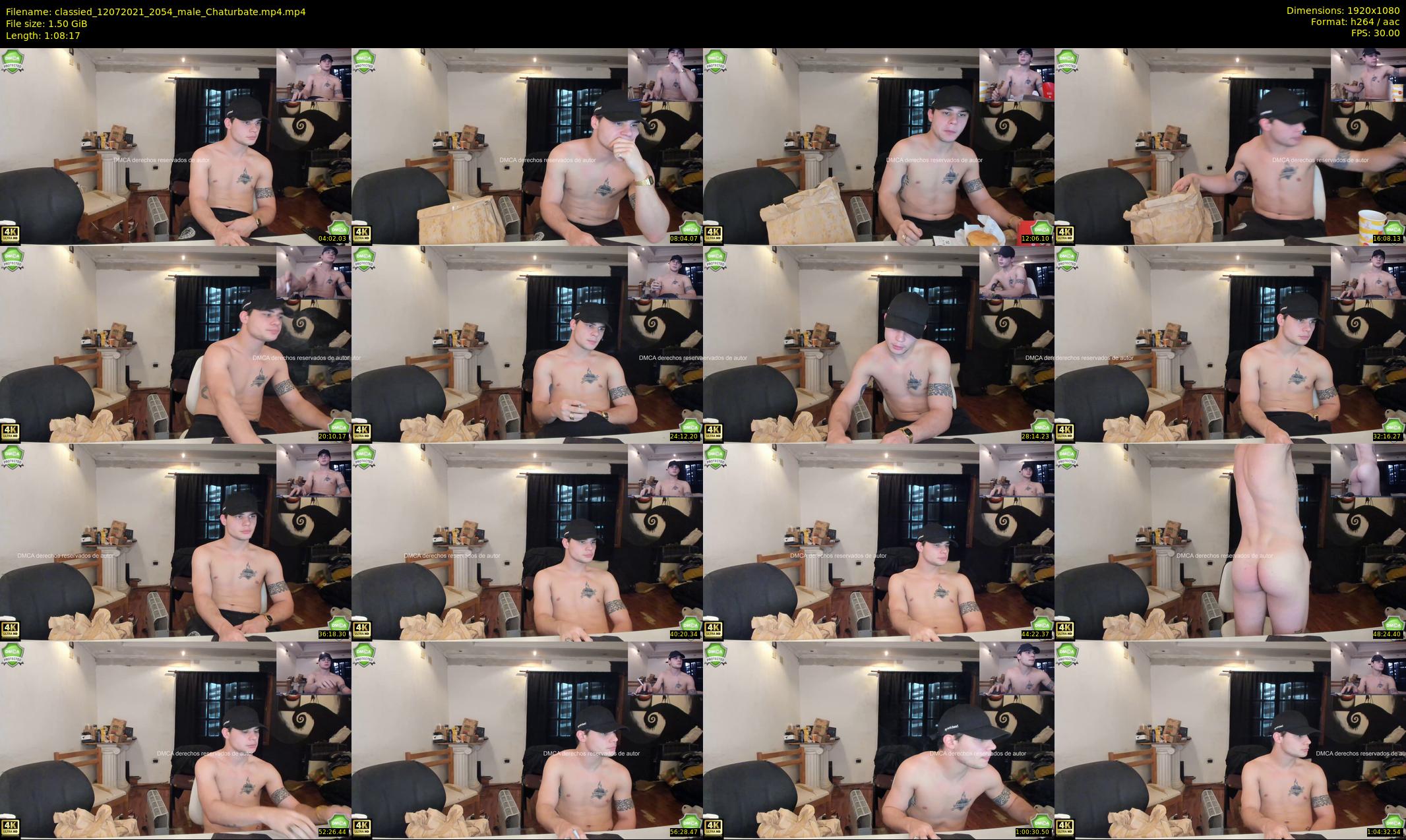 classied — 69 minute Chaturbate male cam show recording, 1080p, Jul 12, 2021