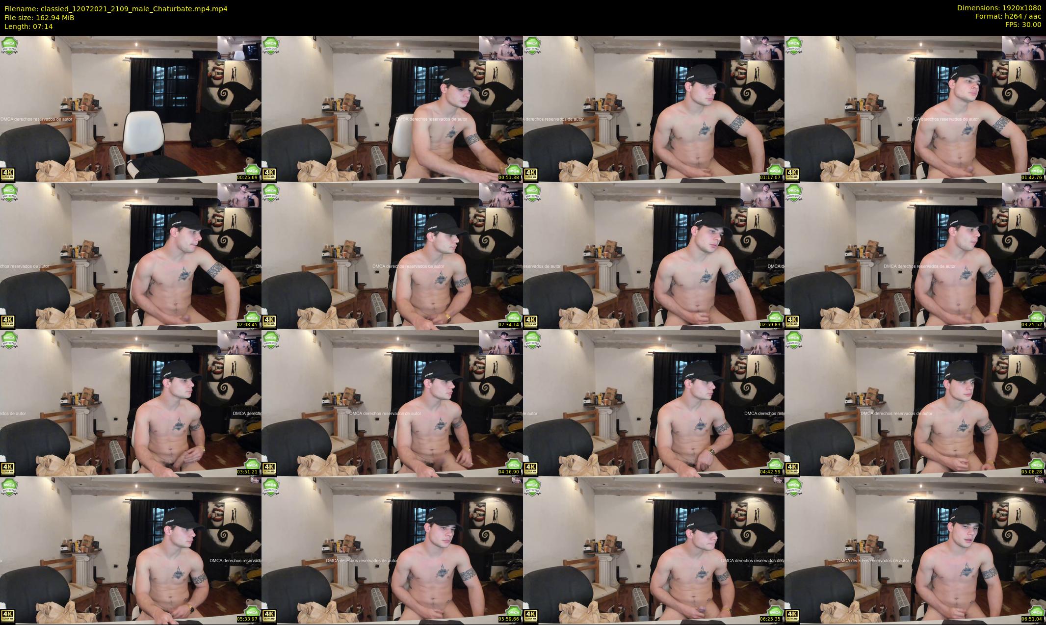 classied — 8 minute Chaturbate male cam show recording, 1080p, Jul 12, 2021