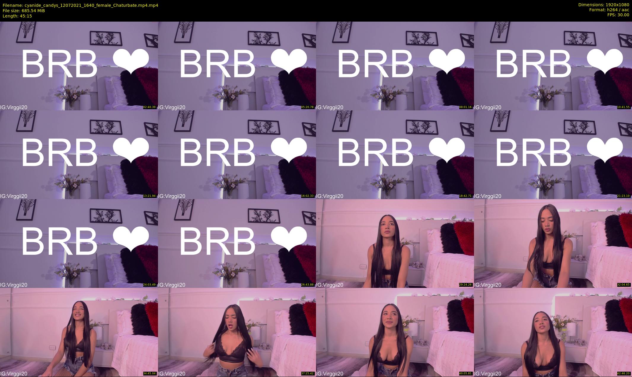 cyanide_candys — 46 minute Chaturbate female cam show recording, 1080p, Jul 12, 2021