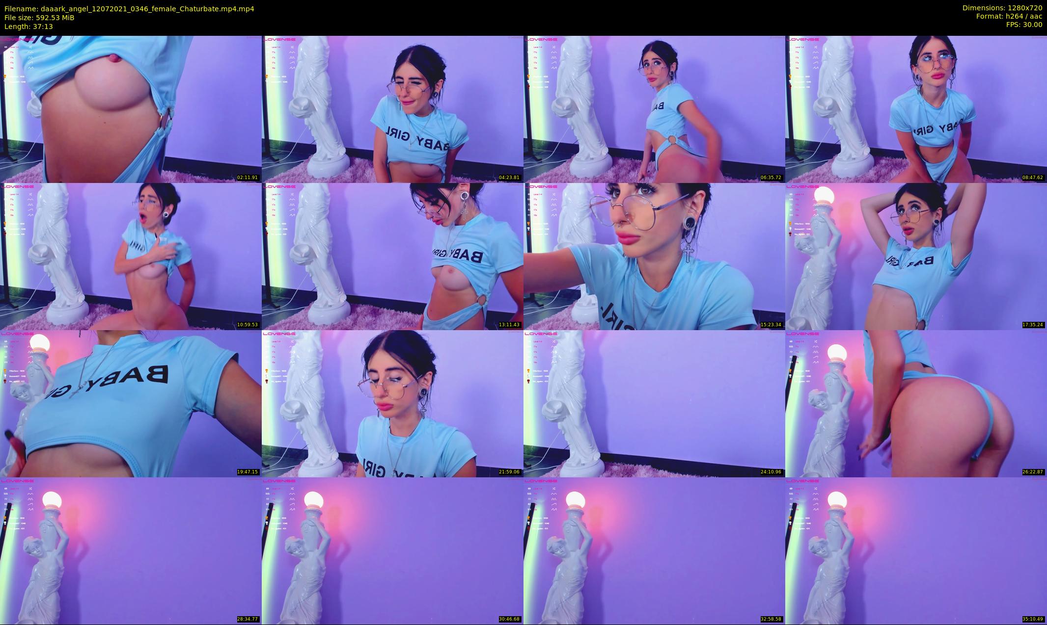 daaark_angel — 38 minute Chaturbate female cam show recording, 720p, Jul 12, 2021