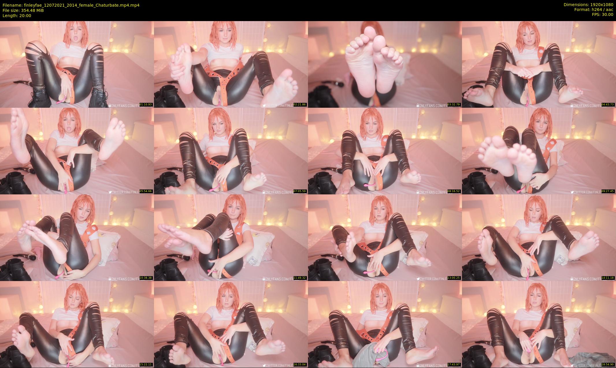 finleyfae — 20 minute Chaturbate female cam show recording, 1080p, Jul 12, 2021