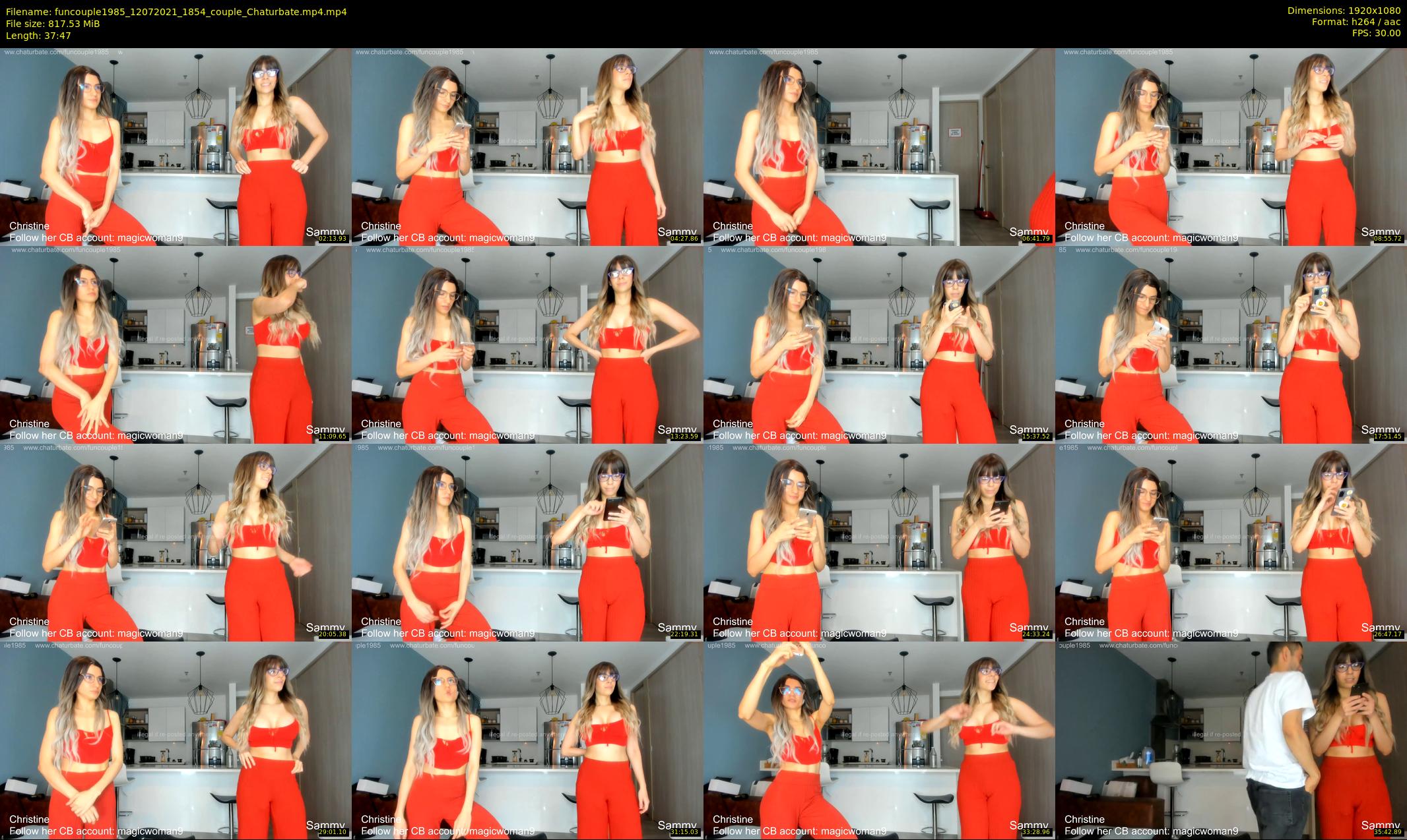 funcouple1985 — 38 minute Chaturbate couple cam show recording, 1080p, Jul 12, 2021