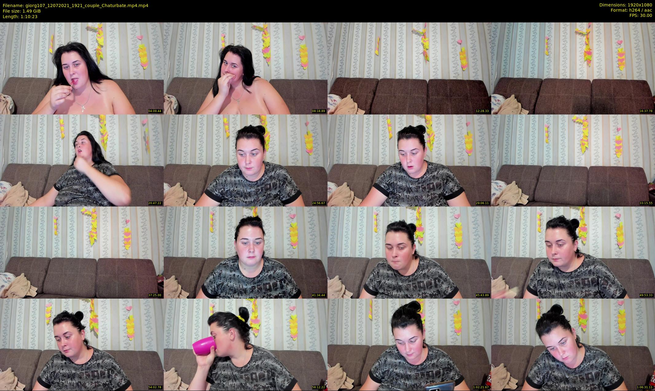 giorg107 — 71 minute Chaturbate couple cam show recording, 1080p, Jul 12, 2021