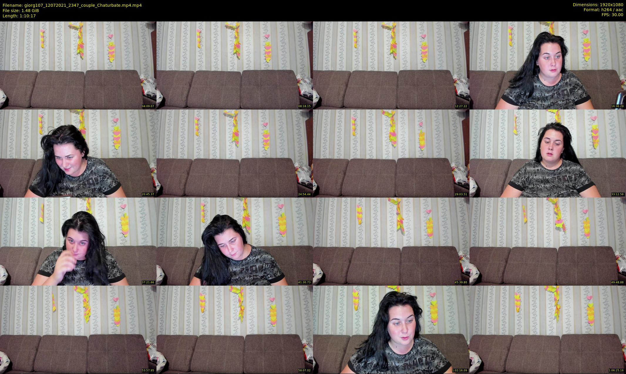 giorg107 — 71 minute Chaturbate couple cam show recording, 1080p, Jul 12, 2021