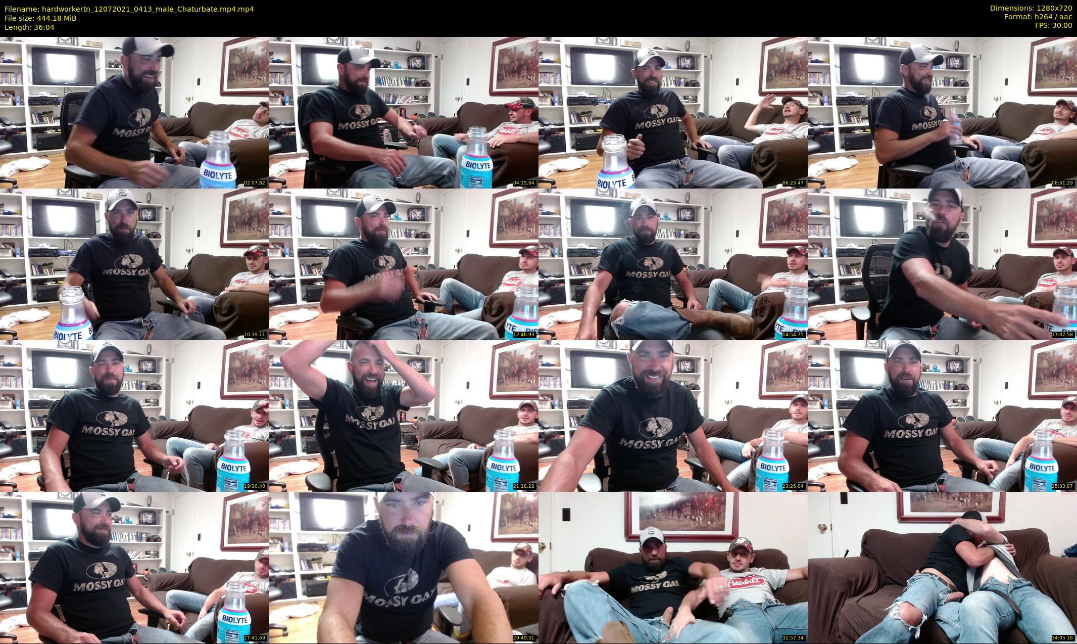 hardworkertn — 37 minute Chaturbate male cam show recording, 720p, Jul 12, 2021