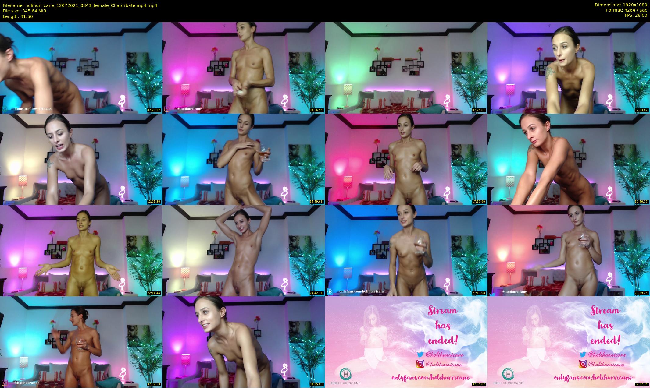 holihurricane — 42 minute Chaturbate female cam show recording, 1080p, Jul 12, 2021