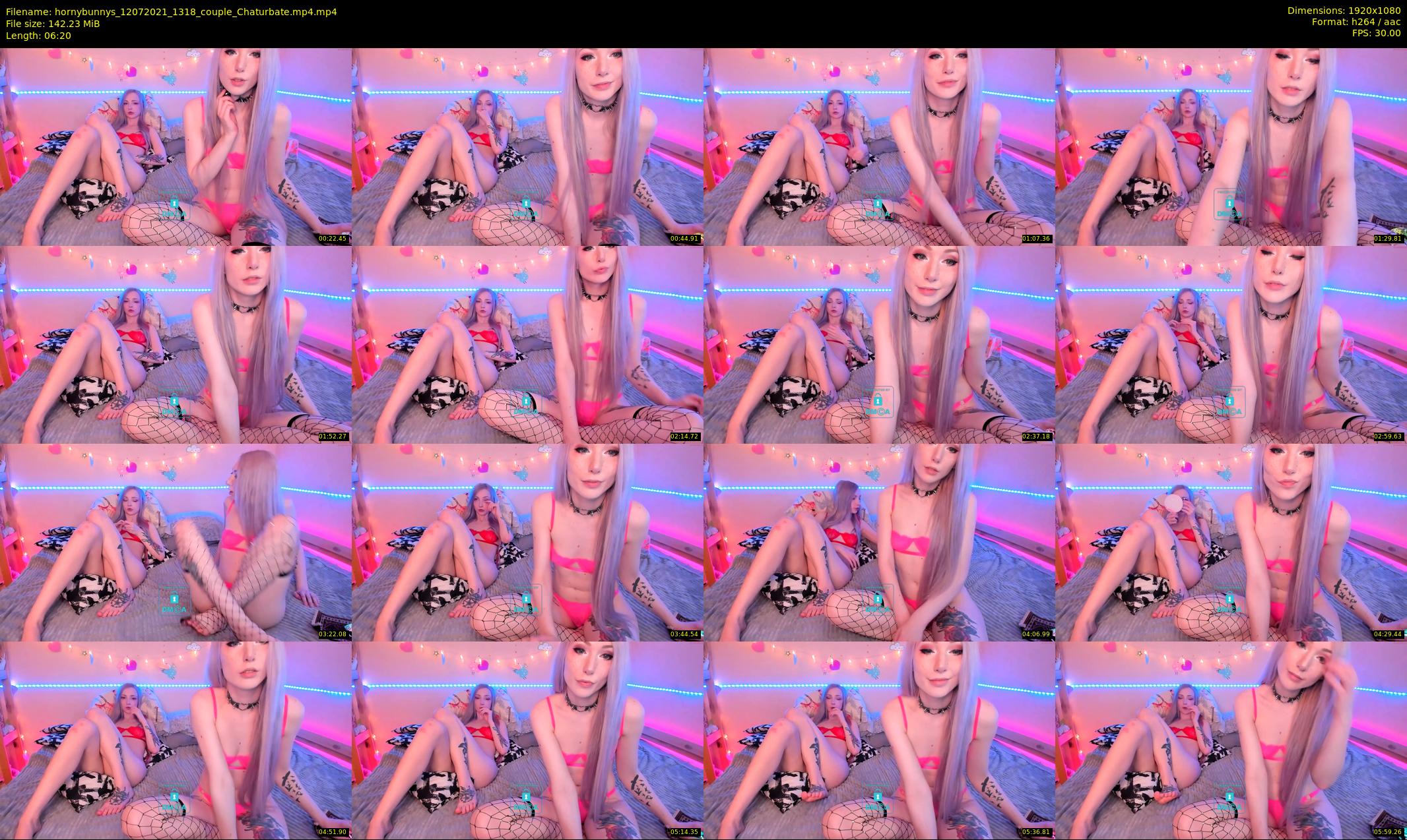 hornybunnys — 7 minute Chaturbate couple cam show recording, 1080p, Jul 12, 2021