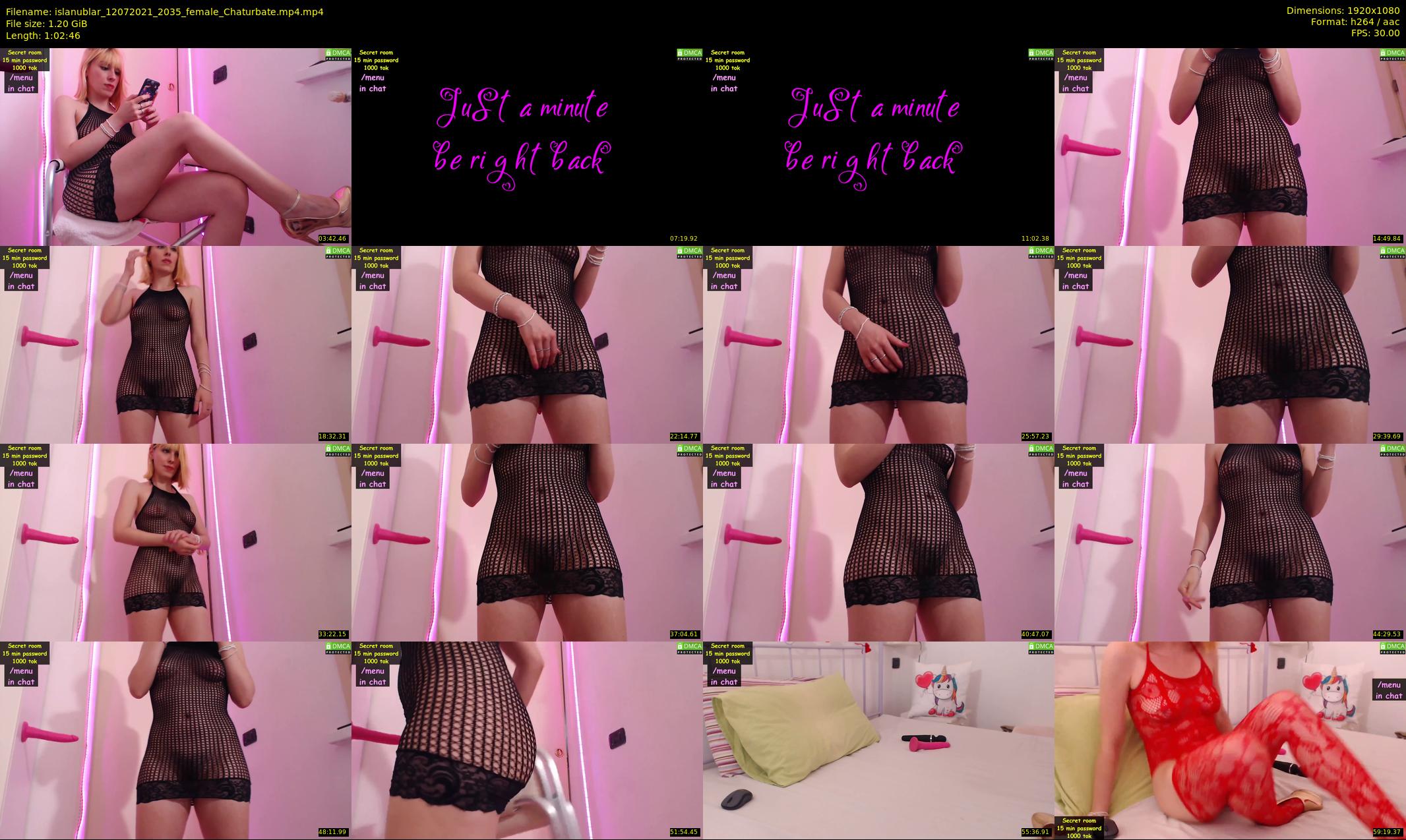 islanublar — 63 minute Chaturbate female cam show recording, 1080p, Jul 12, 2021
