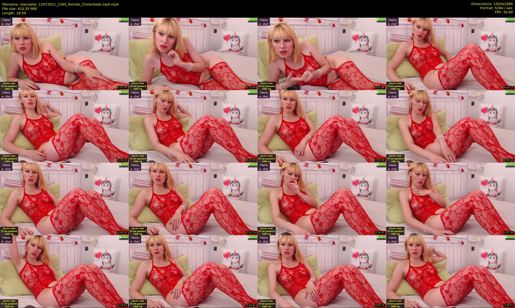 islanublar — 19 minute Chaturbate female cam show recording, 1080p, Jul 12, 2021