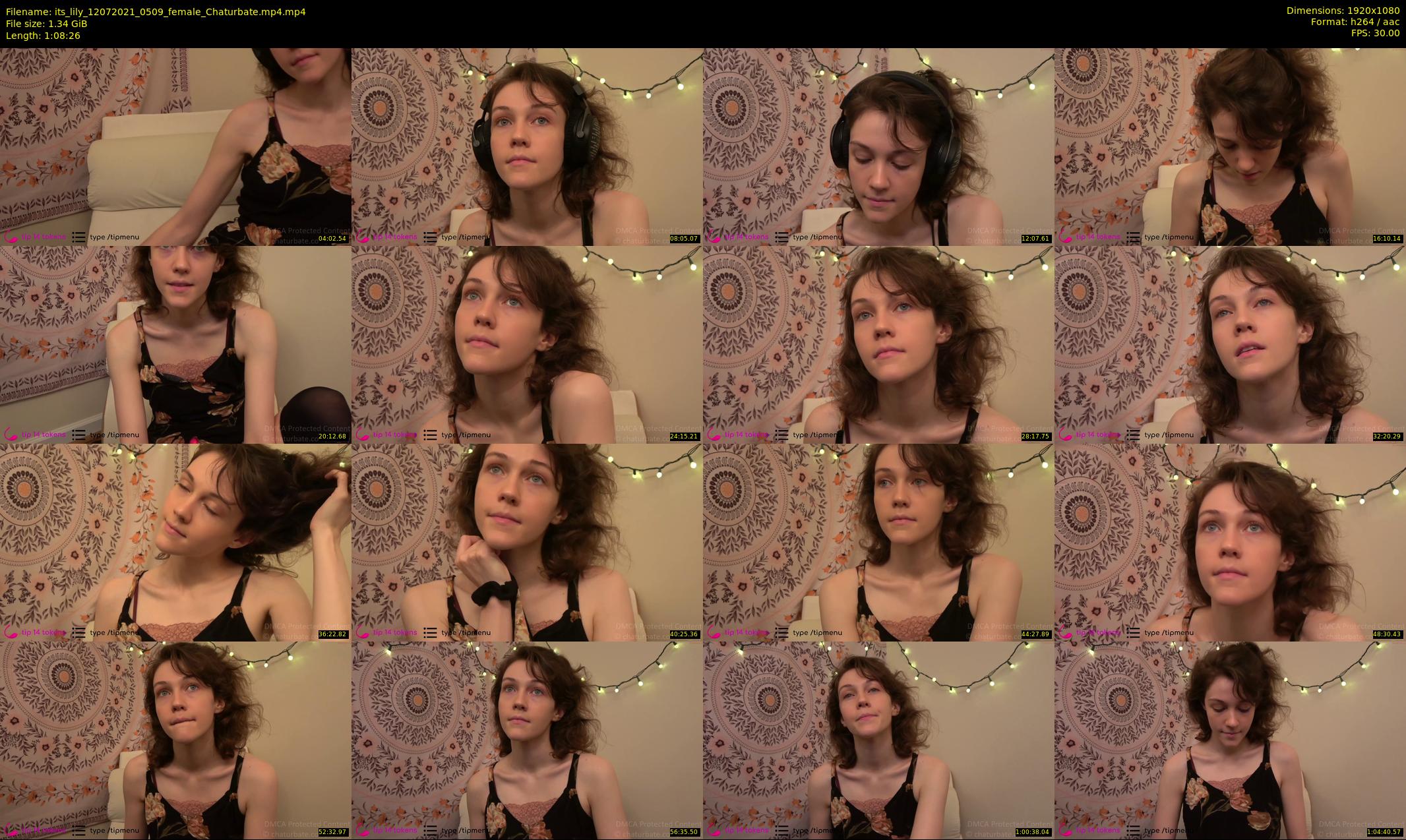 its_lily — 69 minute Chaturbate female cam show recording, 1080p, Jul 12, 2021