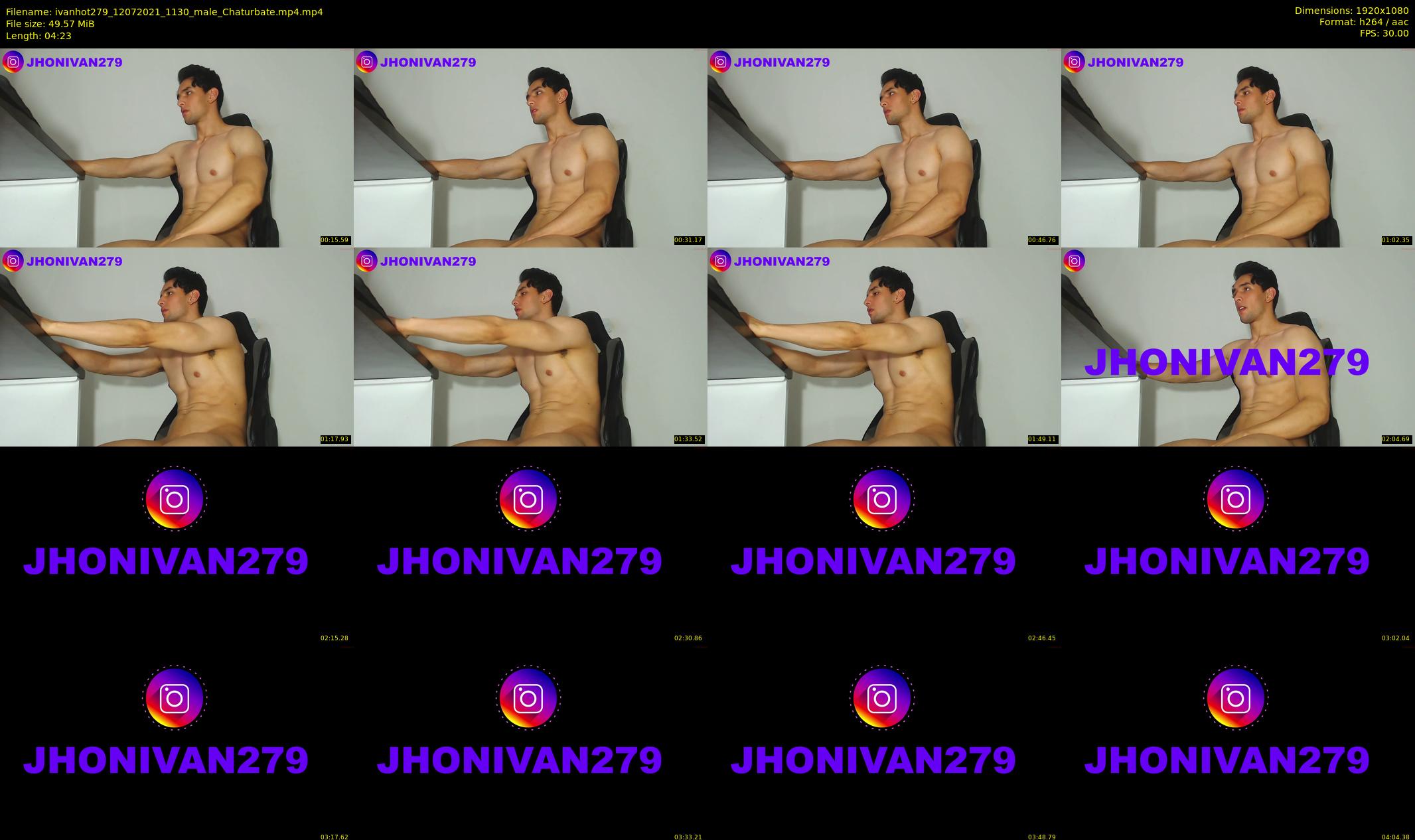 ivanhot279 — 5 minute Chaturbate male cam show recording, 1080p, Jul 12, 2021