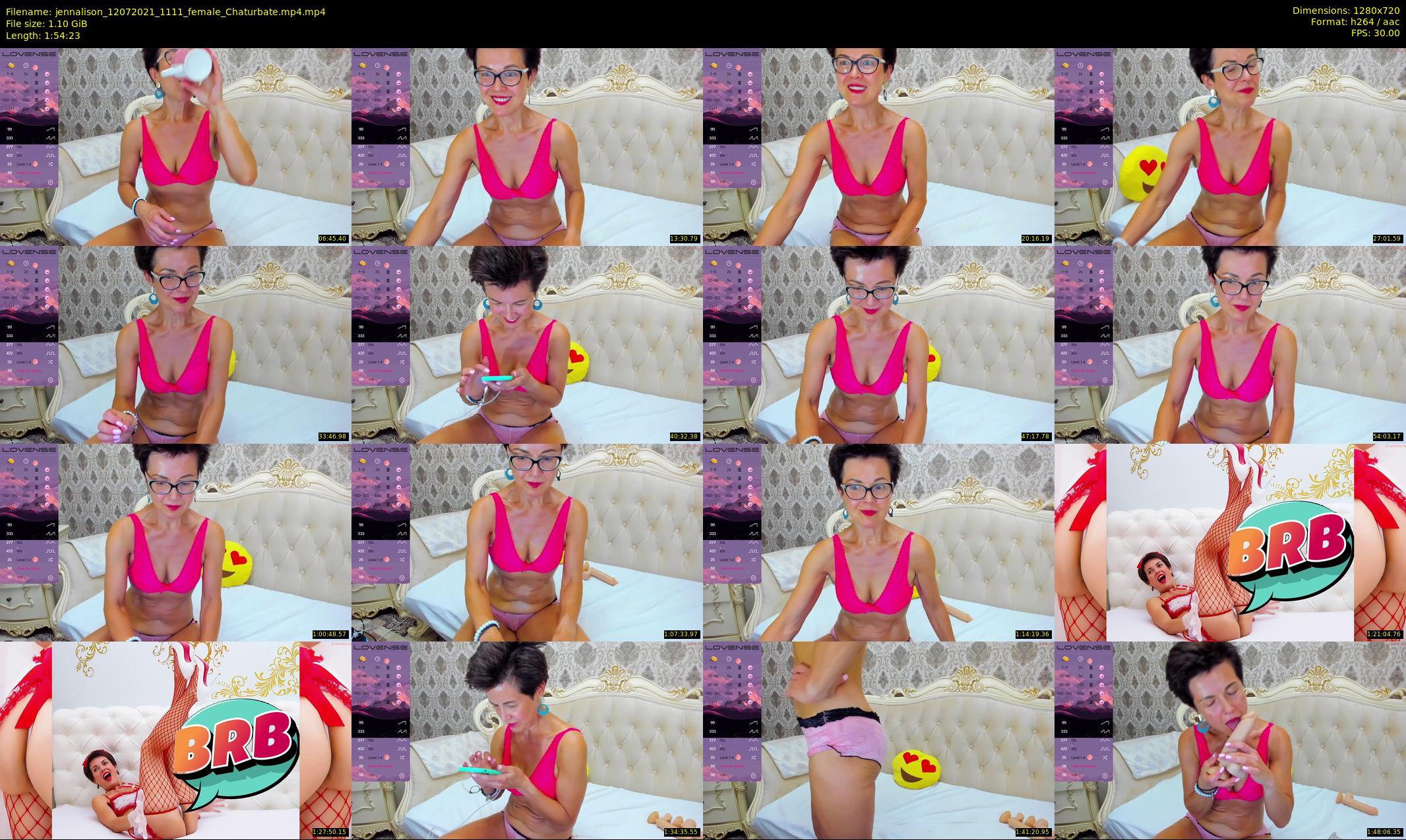 jennalison — 115 minute Chaturbate female cam show recording, 720p, Jul 12, 2021