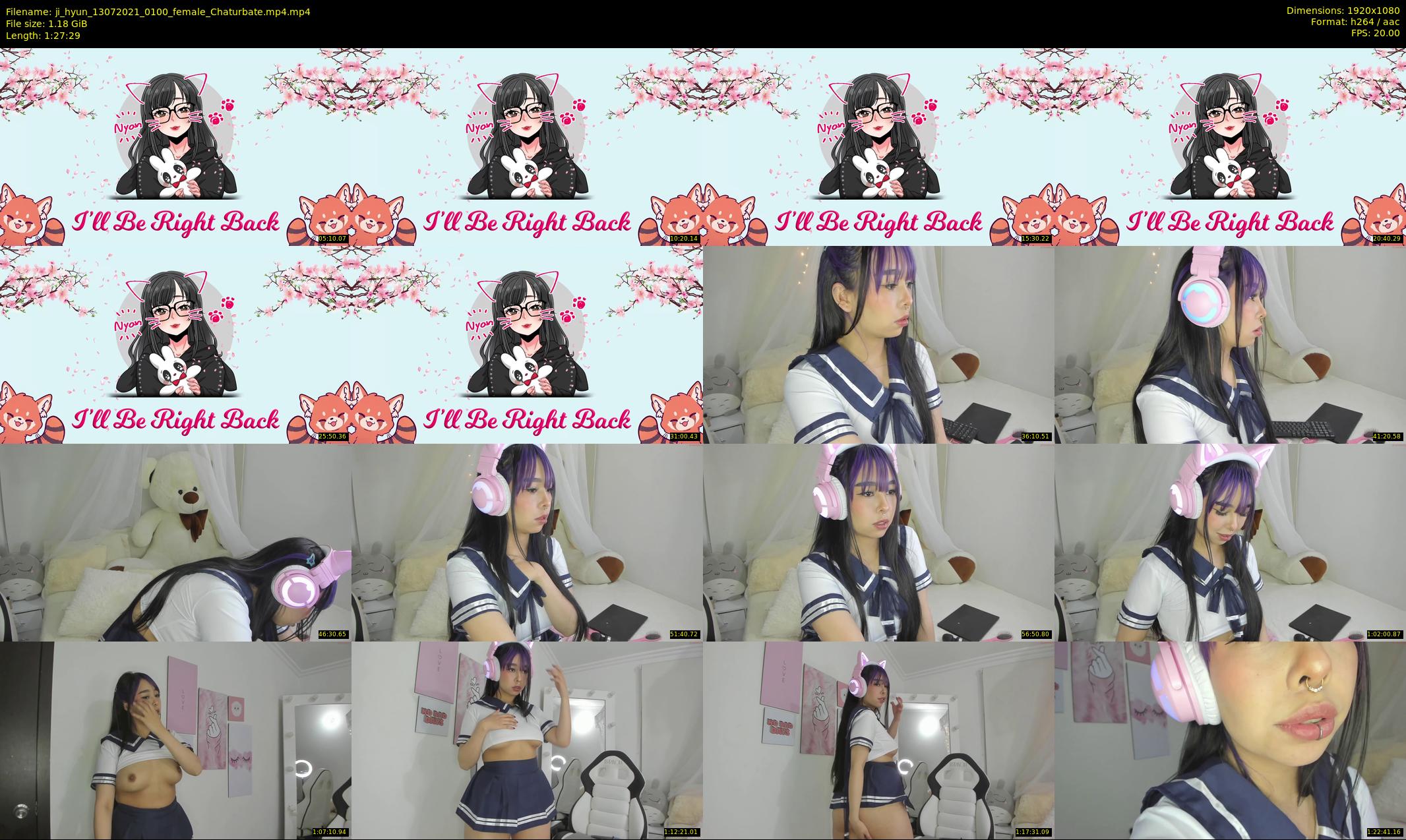 ji_hyun — 88 minute Chaturbate female cam show recording, 1080p, Jul 13, 2021