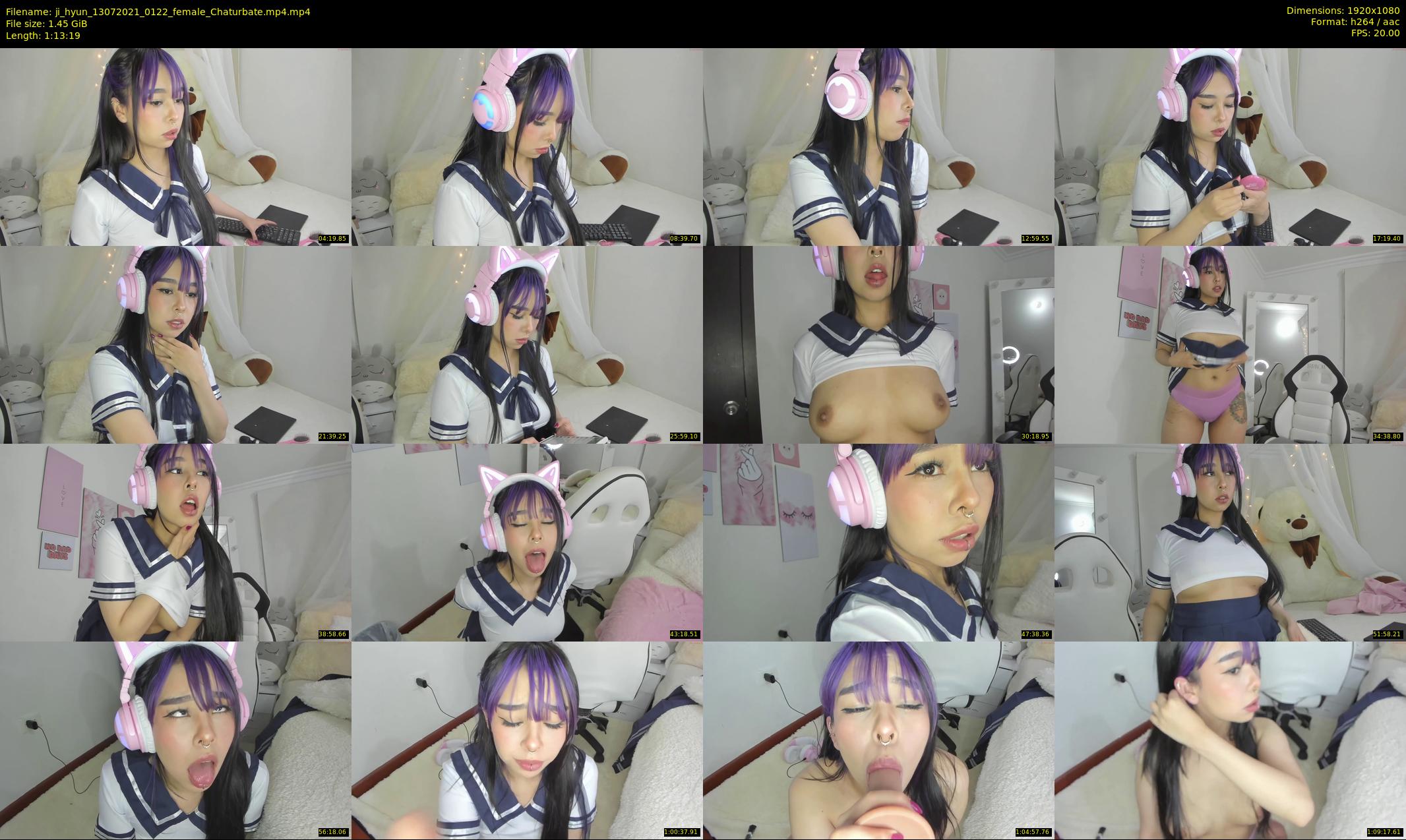 ji_hyun — 74 minute Chaturbate female cam show recording, 1080p, Jul 13, 2021