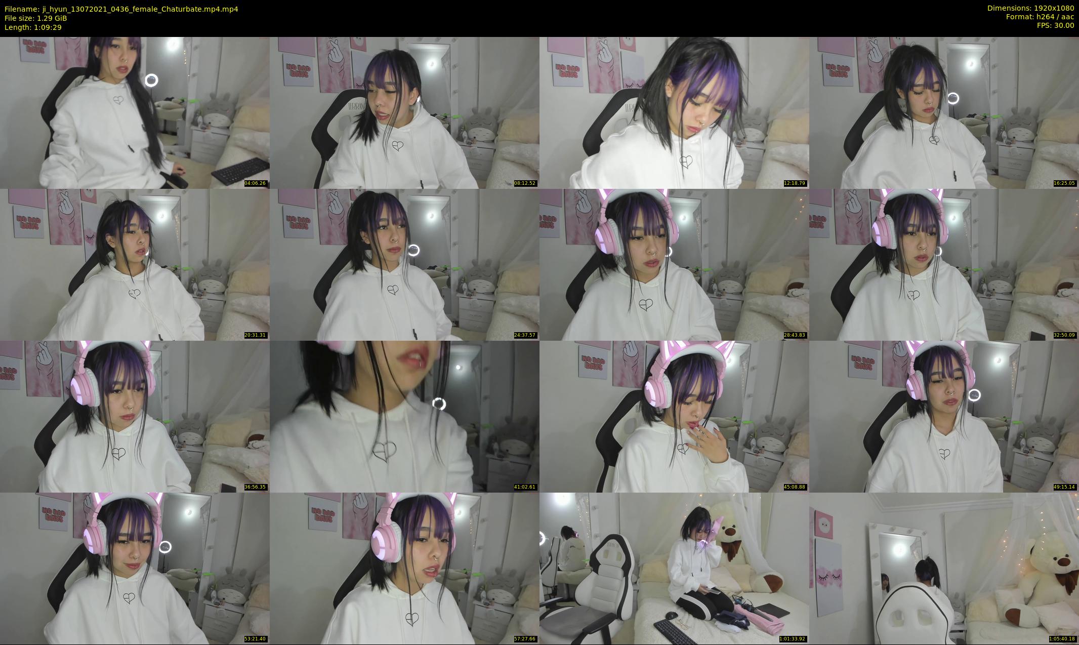 ji_hyun — 70 minute Chaturbate female cam show recording, 1080p, Jul 13, 2021