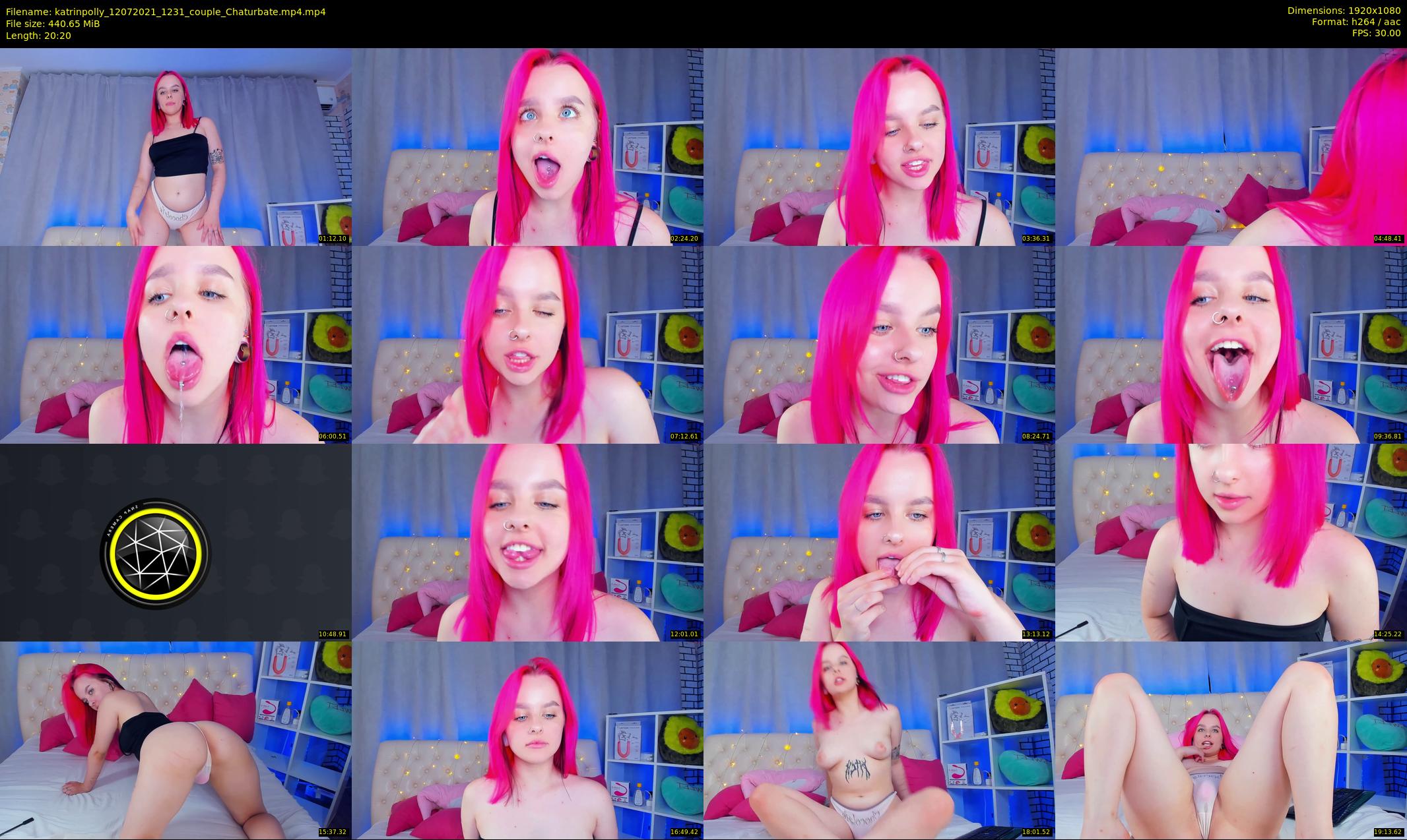 katrinpolly — 21 minute Chaturbate couple cam show recording, 1080p, Jul 12, 2021