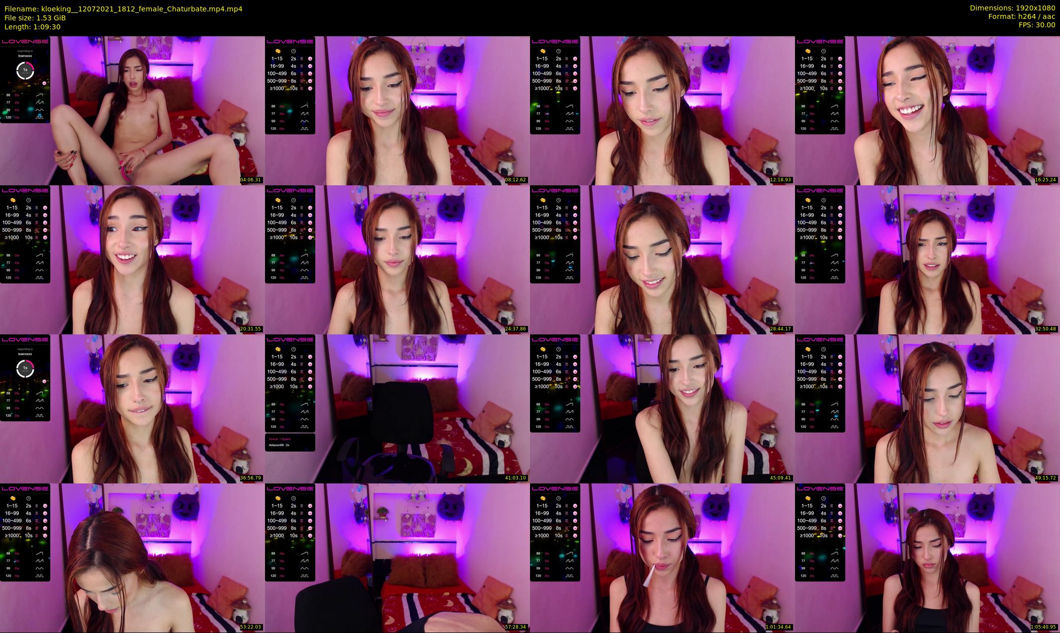 kloeking_ — 70 minute Chaturbate female cam show recording, 1080p, Jul 12, 2021