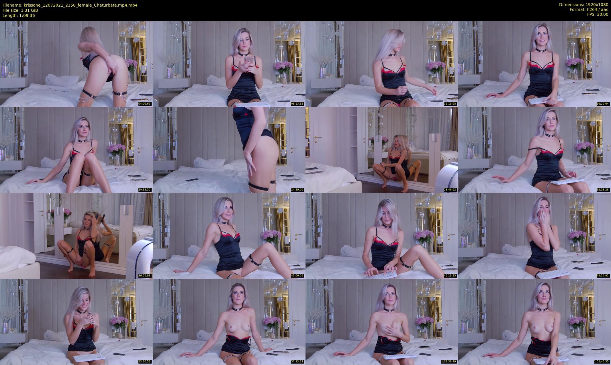 krissone — 70 minute Chaturbate female cam show recording, 1080p, Jul 12, 2021