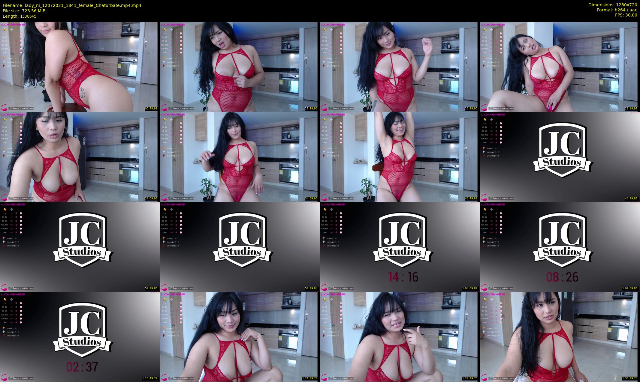 lady_ni — 99 minute Chaturbate female cam show recording, 720p, Jul 12, 2021