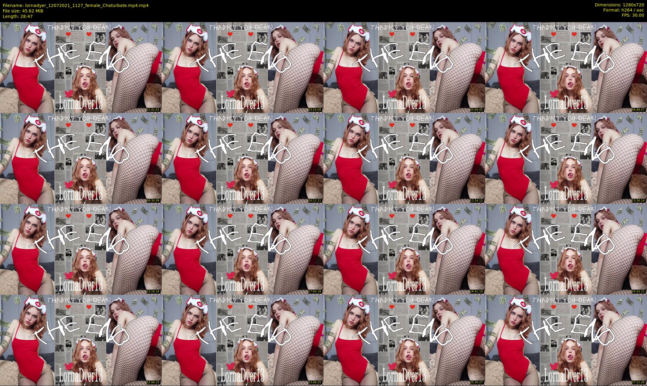 lornadyer — 29 minute Chaturbate female cam show recording, 720p, Jul 12, 2021