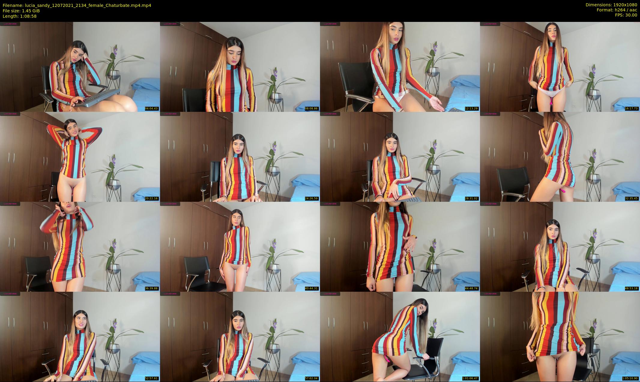 lucia_sandy — 69 minute Chaturbate female cam show recording, 1080p, Jul 12, 2021